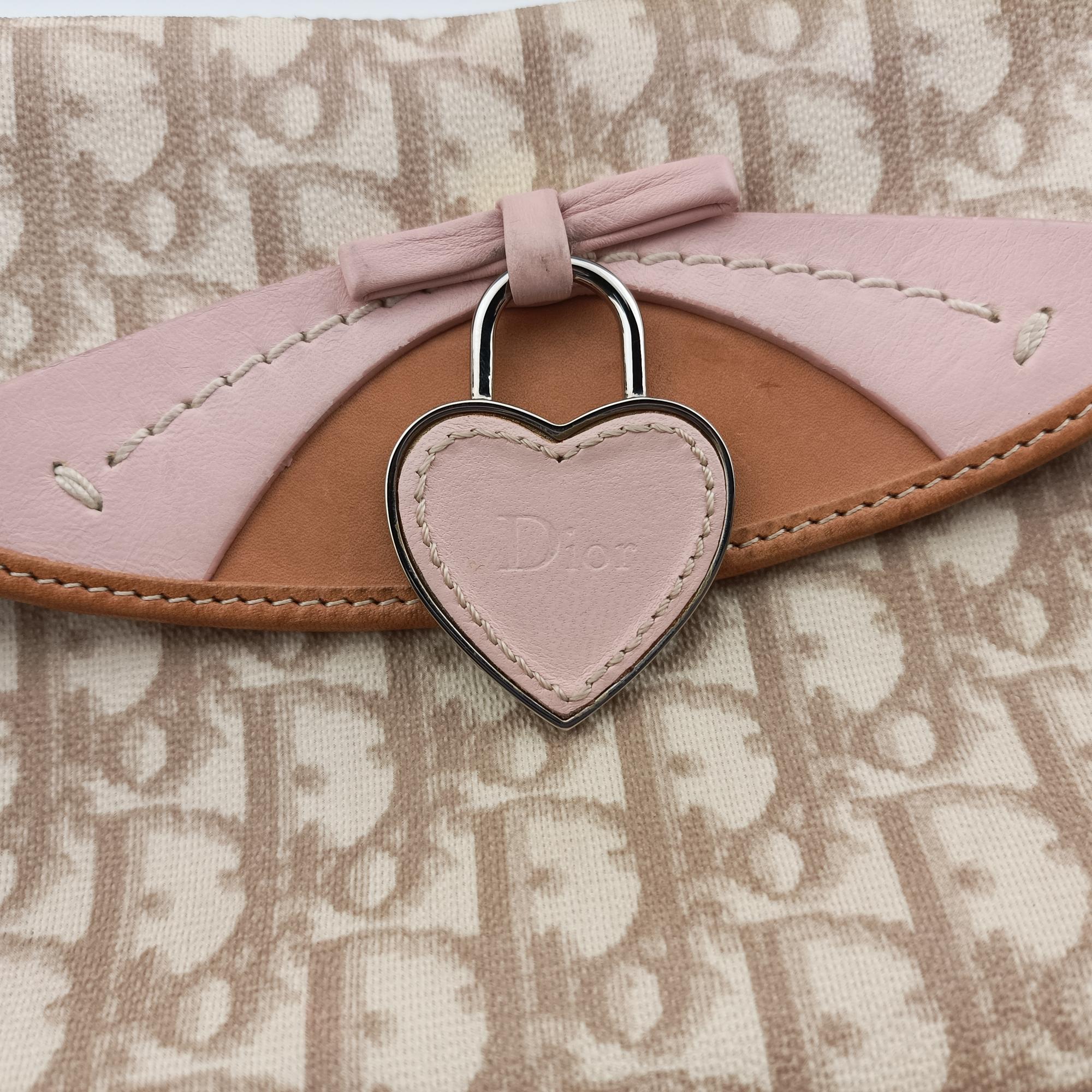 Romantic Trotter Beige x Pink PVC coated canvas 01-RU-1007ロマンティックトロッター ベージュ×ピンク PVCコーティングキャンバス 01-RU-1007