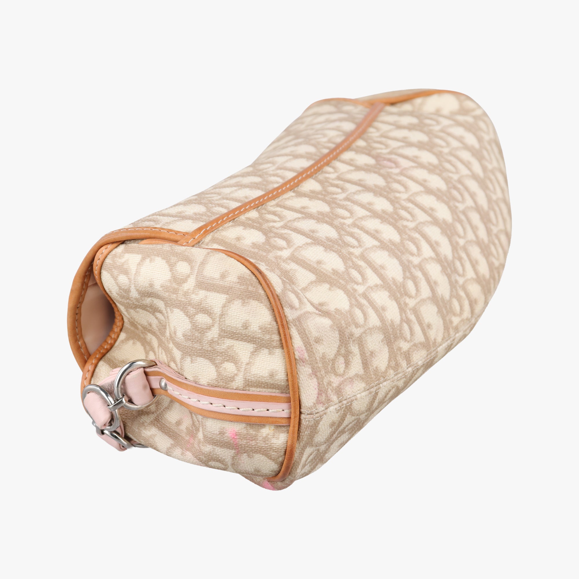 Romantic Trotter Beige x Pink PVC coated canvas 01-RU-1007ロマンティックトロッター ベージュ×ピンク PVCコーティングキャンバス 01-RU-1007