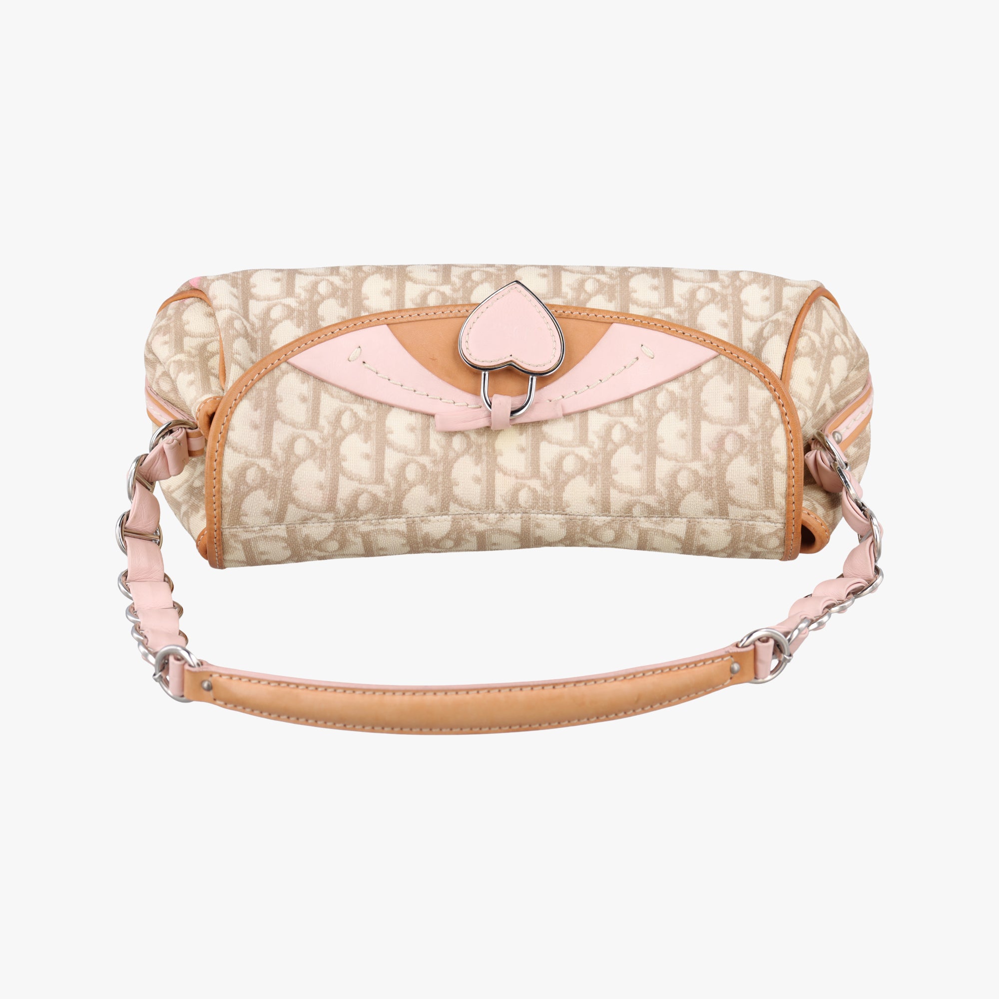 Romantic Trotter Beige x Pink PVC coated canvas 01-RU-1007ロマンティックトロッター ベージュ×ピンク PVCコーティングキャンバス 01-RU-1007