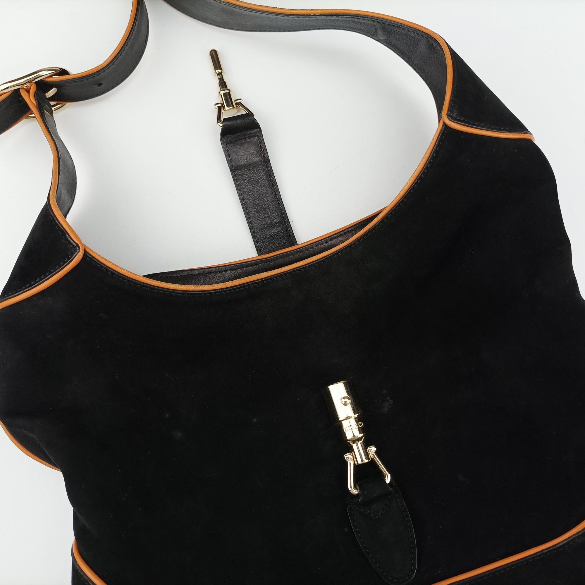 New Jackie Black suede H010188594ニュージャッキー ブラック スエード H010188594