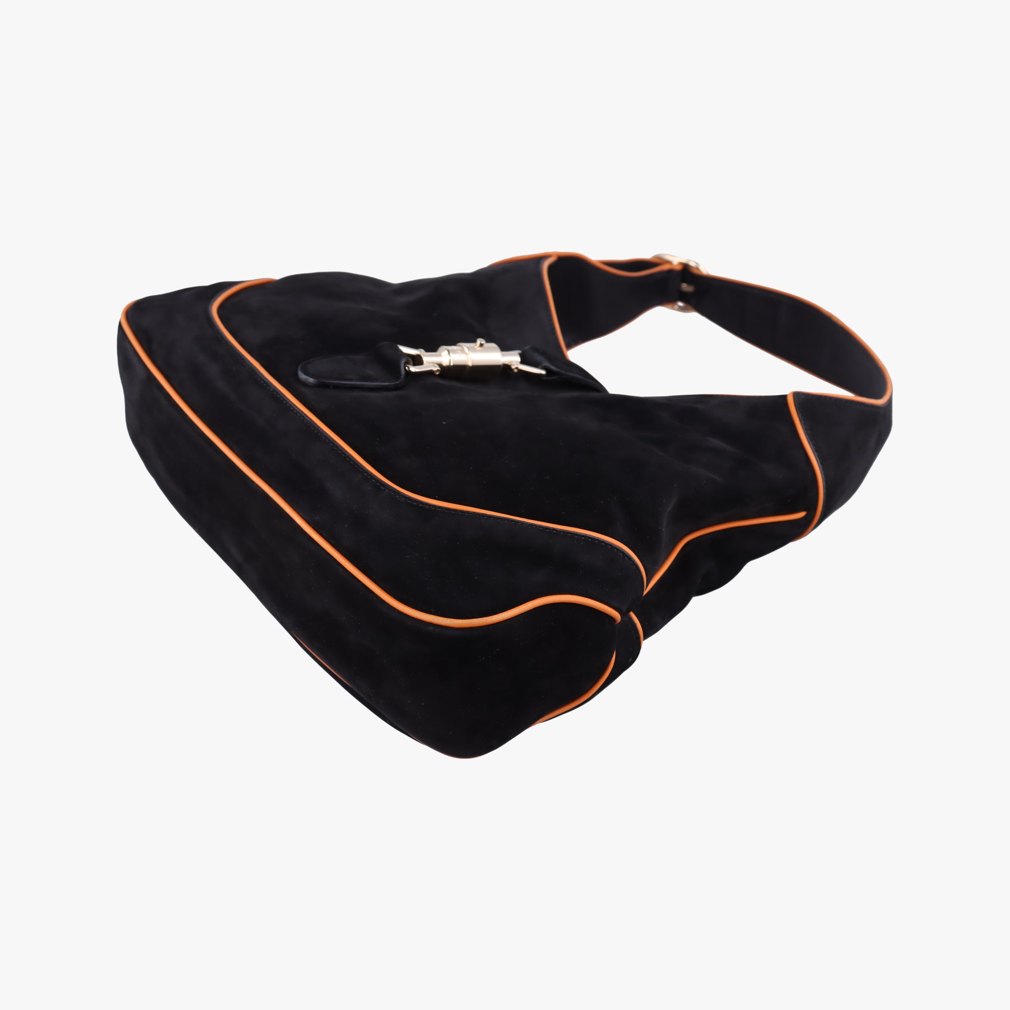 New Jackie Black suede H010188594ニュージャッキー ブラック スエード H010188594