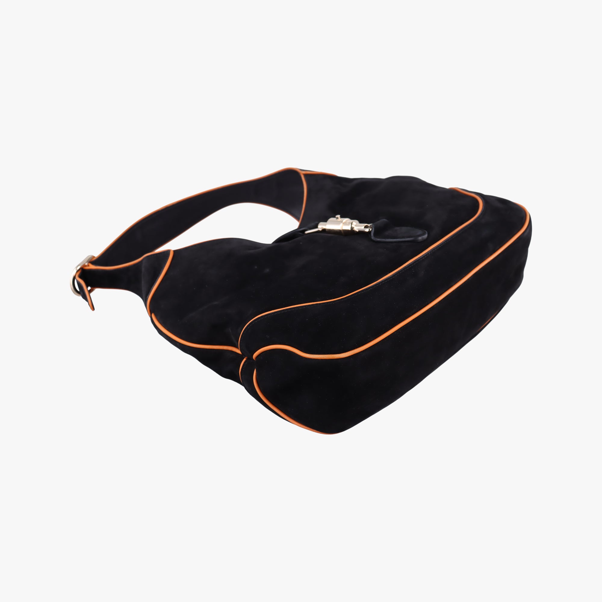 New Jackie Black suede H010188594ニュージャッキー ブラック スエード H010188594