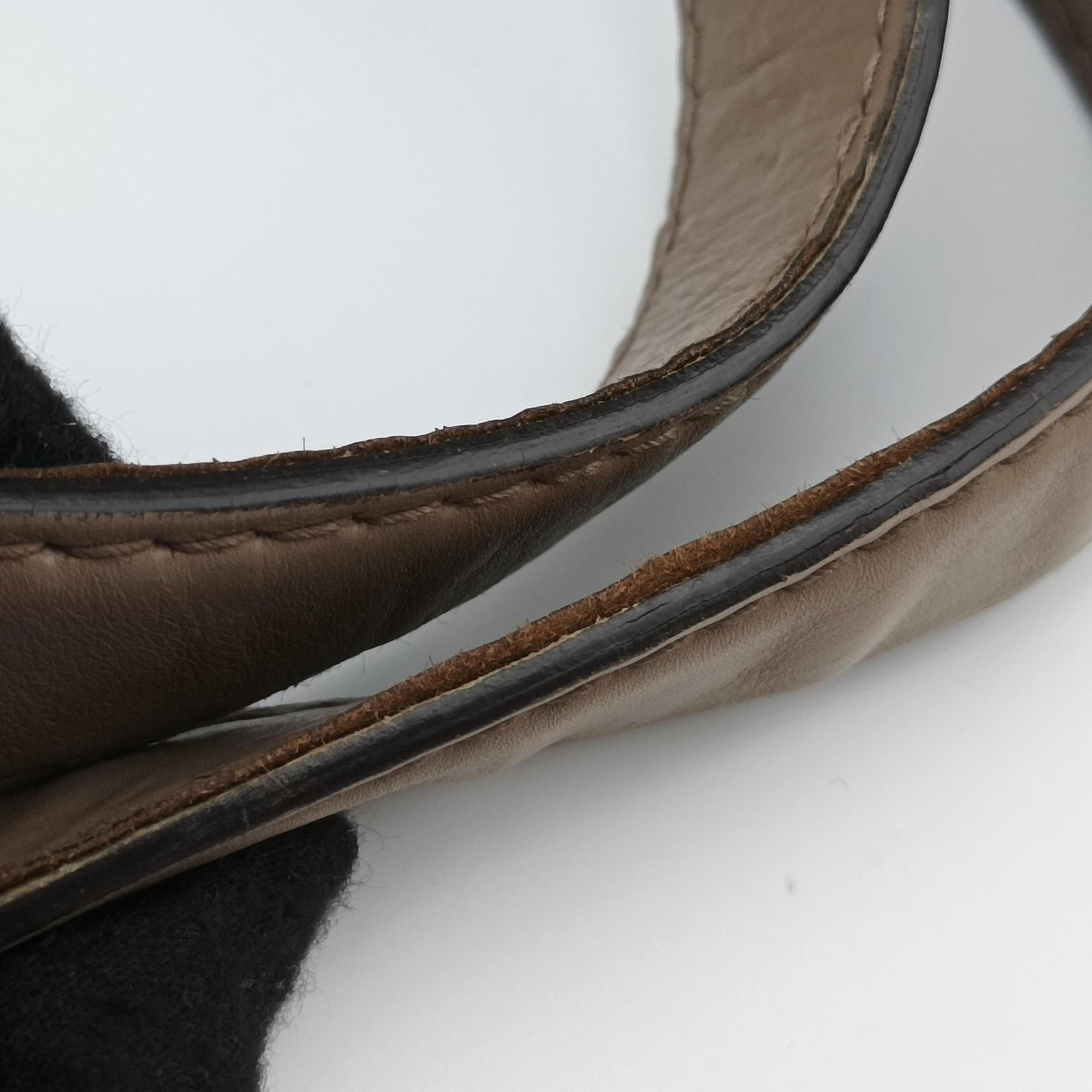 Soft Stirrup Beige Leather 296855 G012931695ソフト スターラップ ベージュ レザー 296855 G012931695