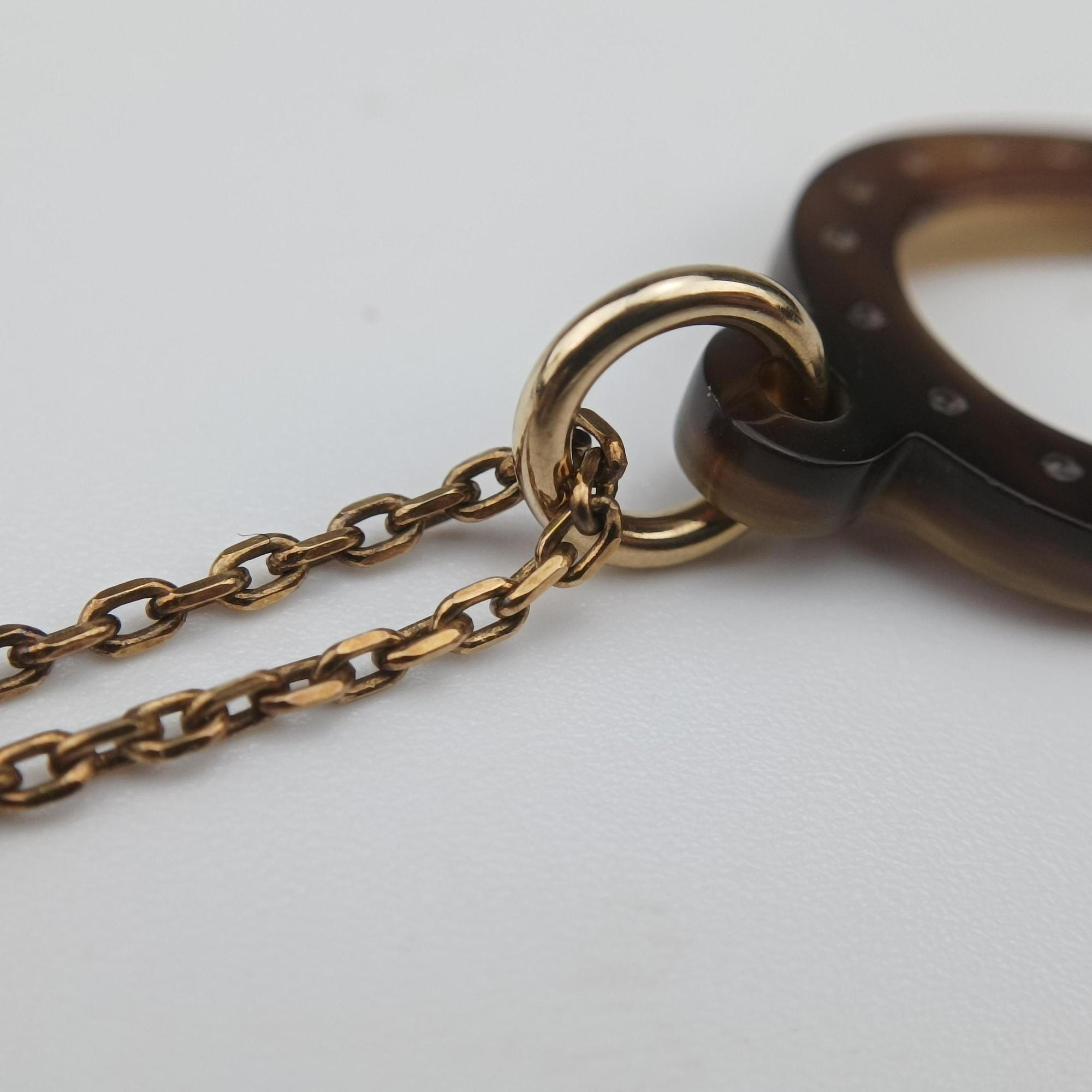 Equestre Pendant Golden×Black GP GD 0220エケストル ペンダント ゴールド×ブラック GP GD 0220