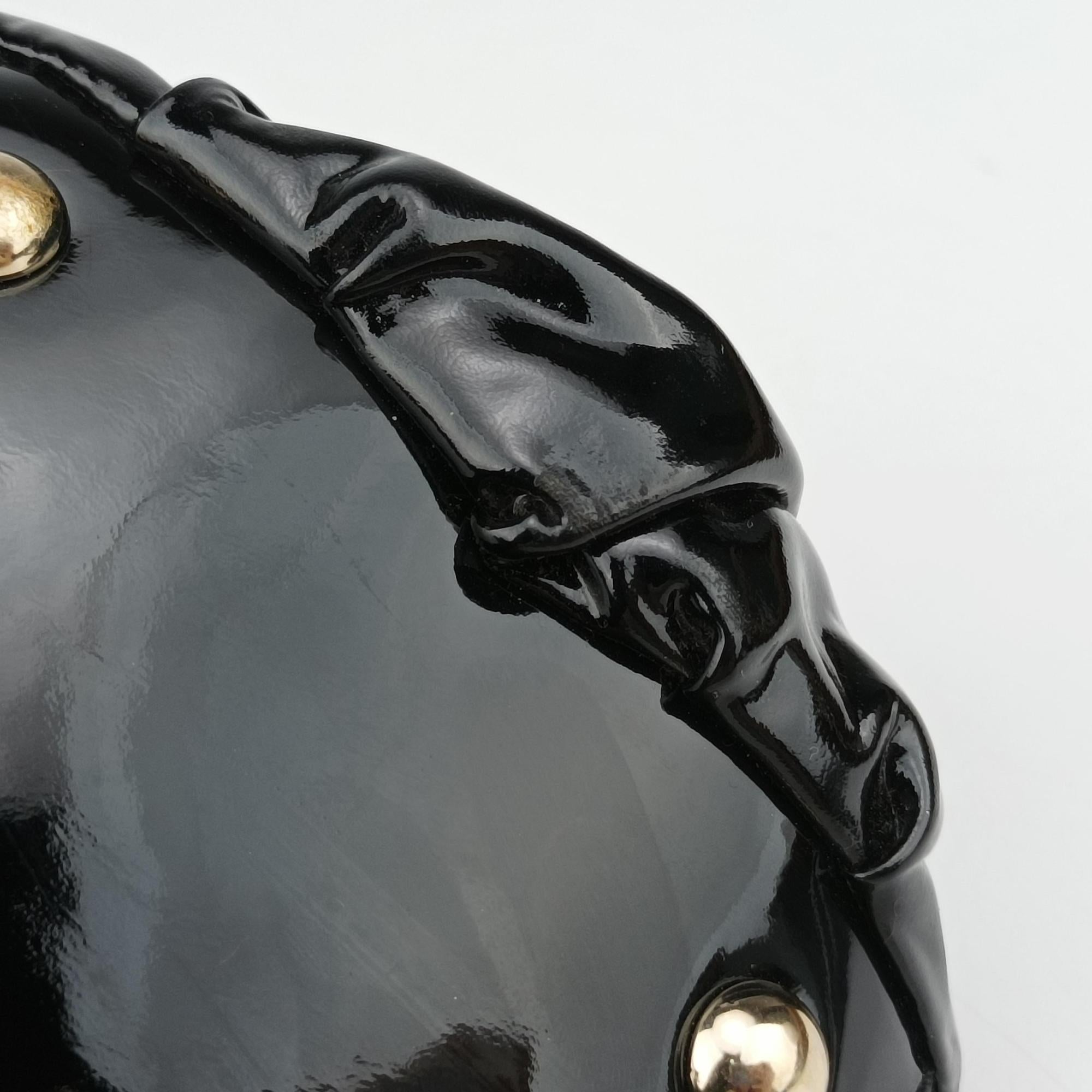 Abbey D-Ring Black enamel D2108259アビー Dリング ブラック エナメル D2108259