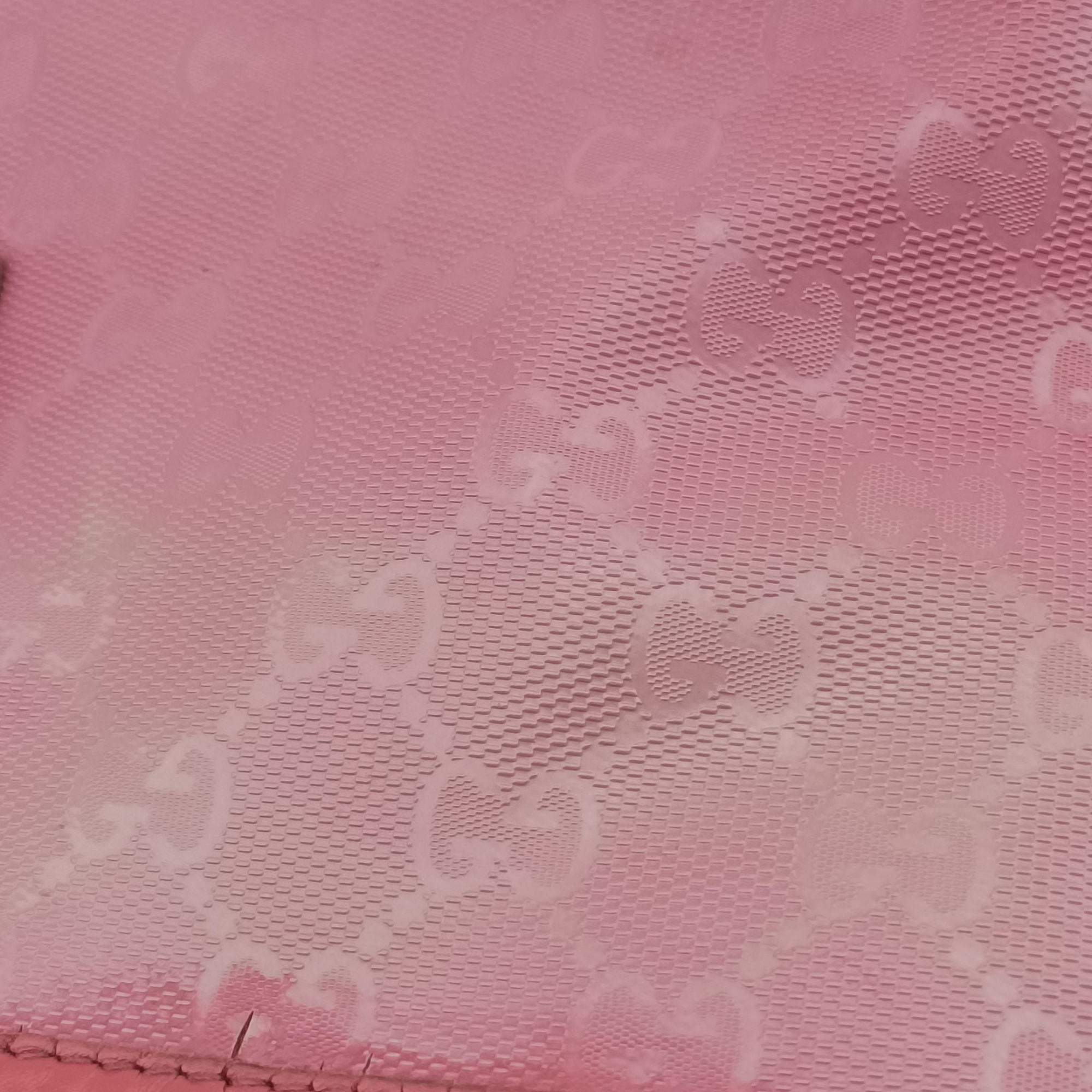 Guccissima Imprime Pink PVC coated canvas×Leather 211137 B013537459グッチシマ インプリメ ピンク PVCコーティングキャンバス×レザー 211137 B013537459