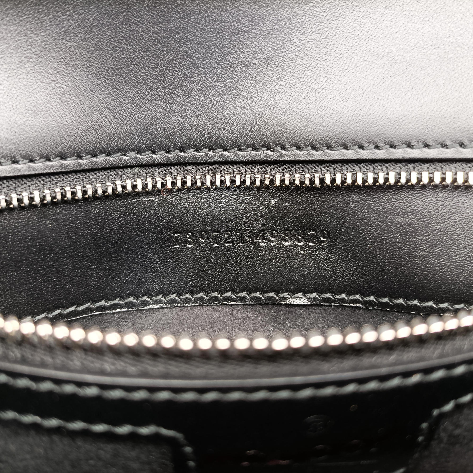PETITE GG Black Leather 739721 I040410527プティ GG ブラック レザー 739721 I040410527