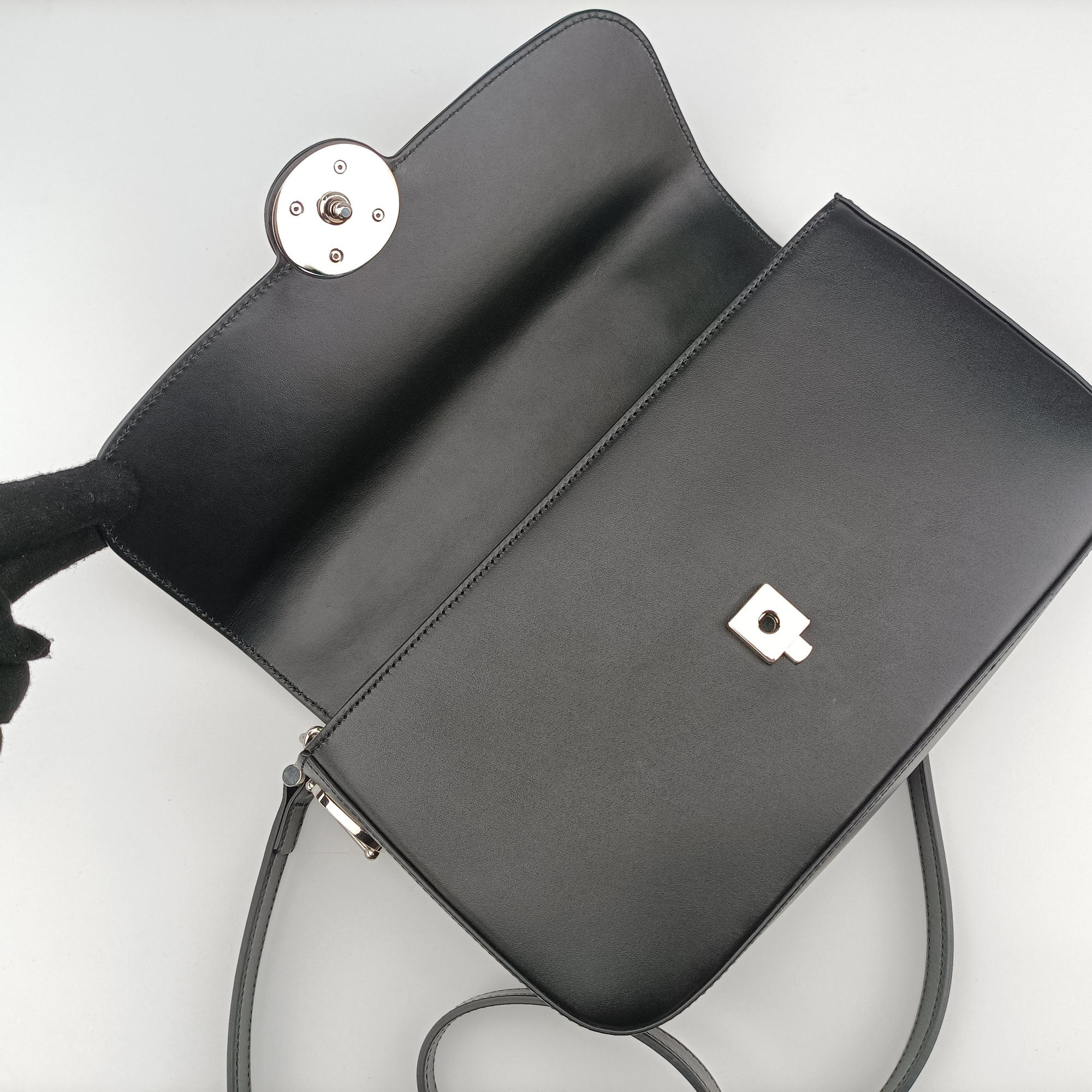 PETITE GG Black Leather 739721 I040410527プティ GG ブラック レザー 739721 I040410527