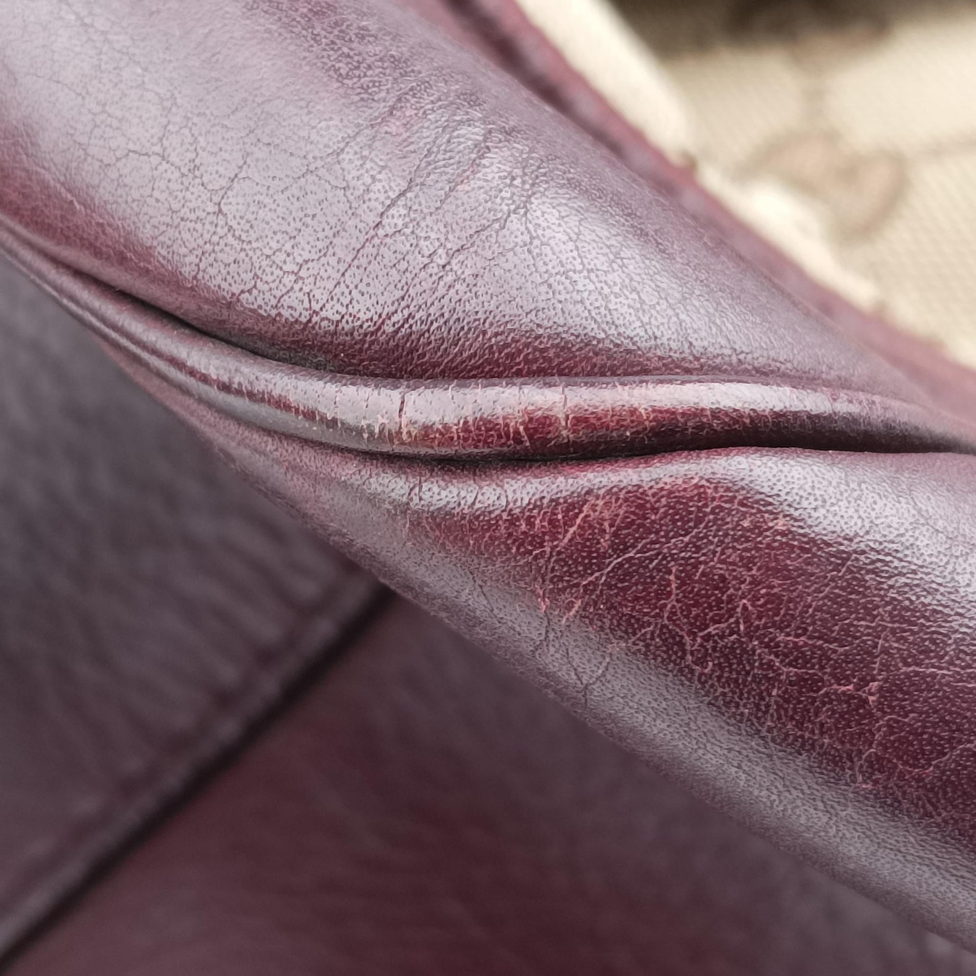 New Bamboo Tassel beige×burgundy canvas×leather 246860 F7098378ニューバンブー タッセル ベージュ×ワインレッド キャンバス×レザー 246860 F7098378
