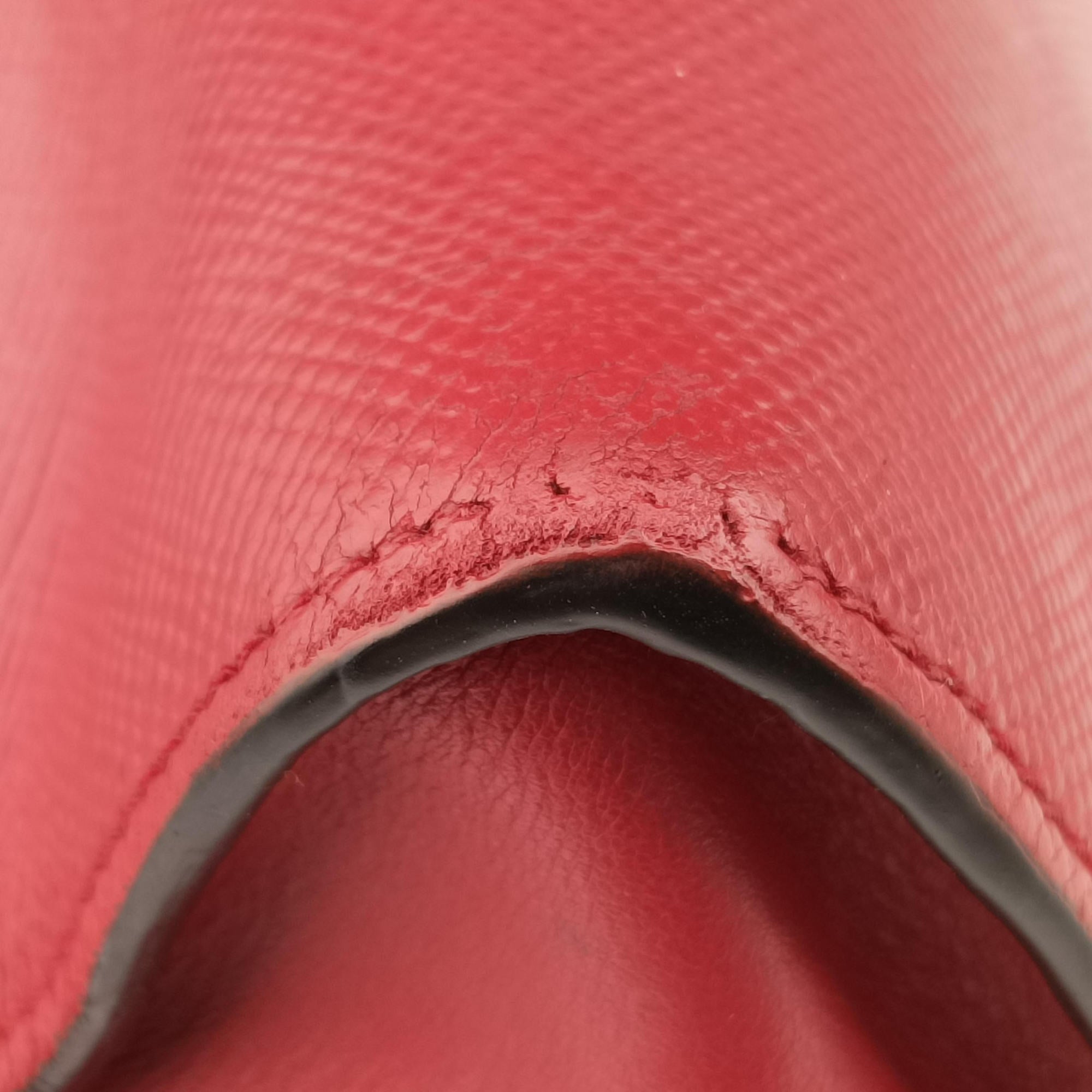 Cuir Monochrome Red SAFFIANO Leather 1BA155 59キュイール モノクローム レッド サフィアーノレザー 1BA155 59