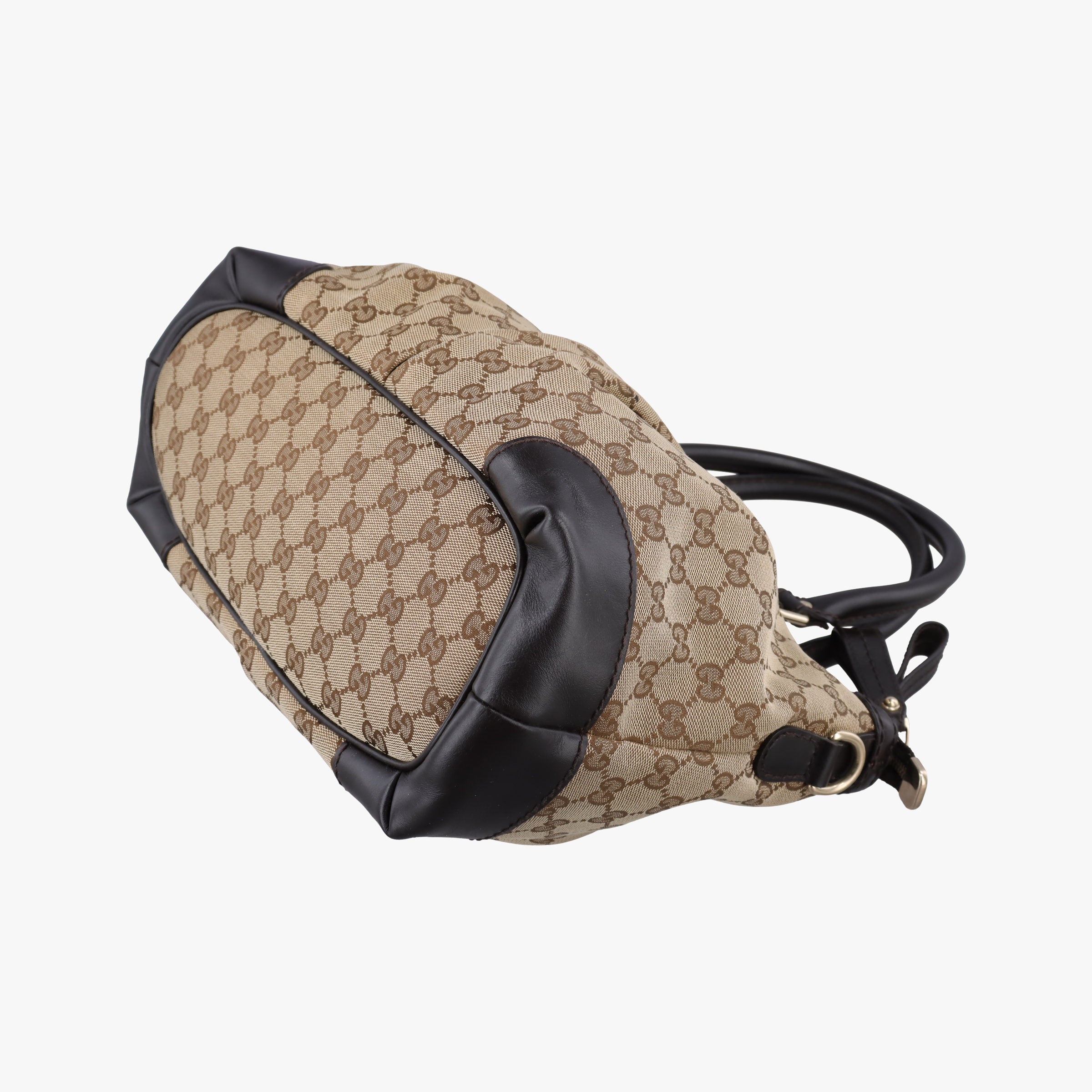 Sukey Brown×Black canvas×Leather 247902 H016922296スーキー ブラウン×ブラック キャンバス×レザー 247902 H016922296