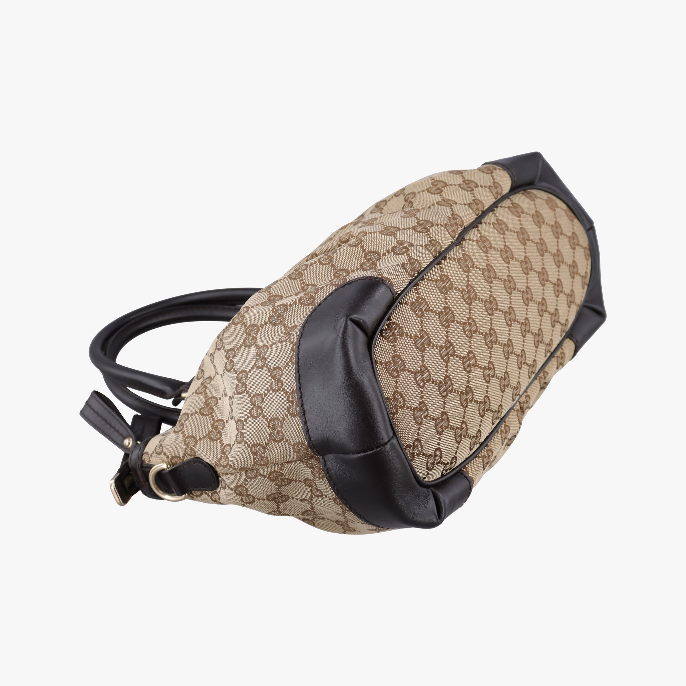 Sukey Brown×Black canvas×Leather 247902 H016922296スーキー ブラウン×ブラック キャンバス×レザー 247902 H016922296