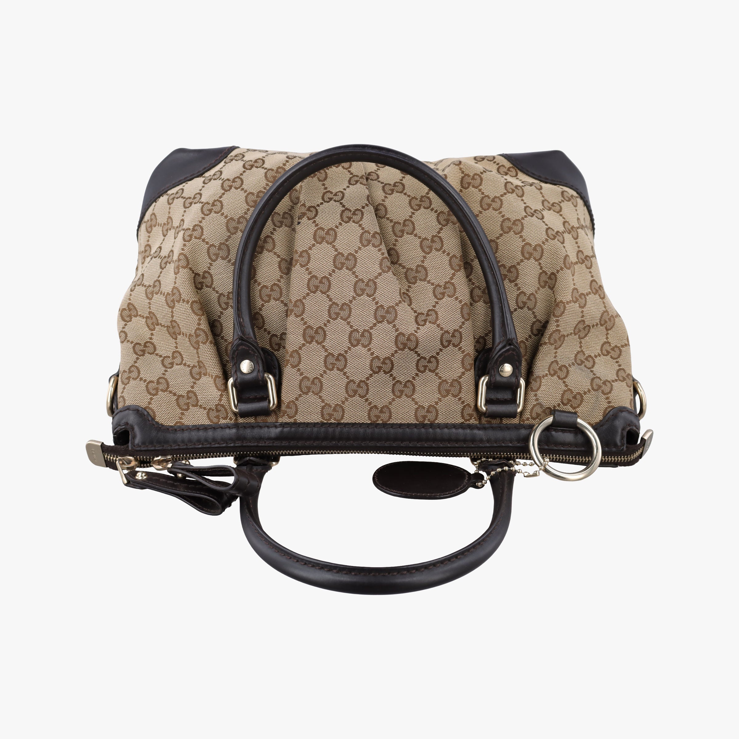 Sukey Brown×Black canvas×Leather 247902 H016922296スーキー ブラウン×ブラック キャンバス×レザー 247902 H016922296