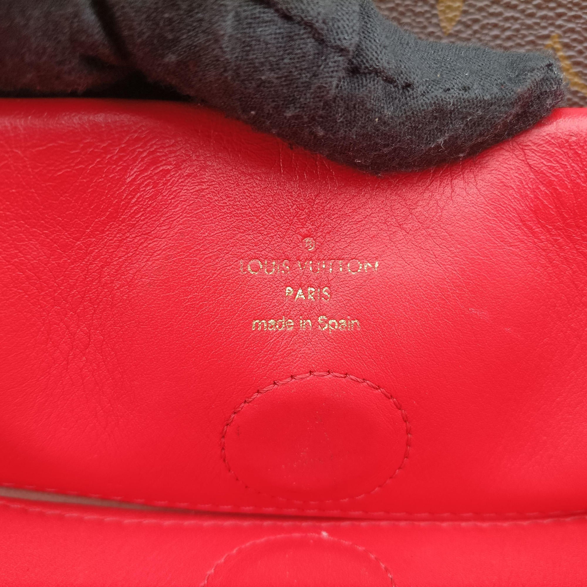 Tuileries Besace brown×Red Monogram Canvas×calf leather M43798 CA2168テュイルリーブザス モノグラム/ブラウン×レッド モノグラムキャンバス×カーフレザー M43798 CA2168