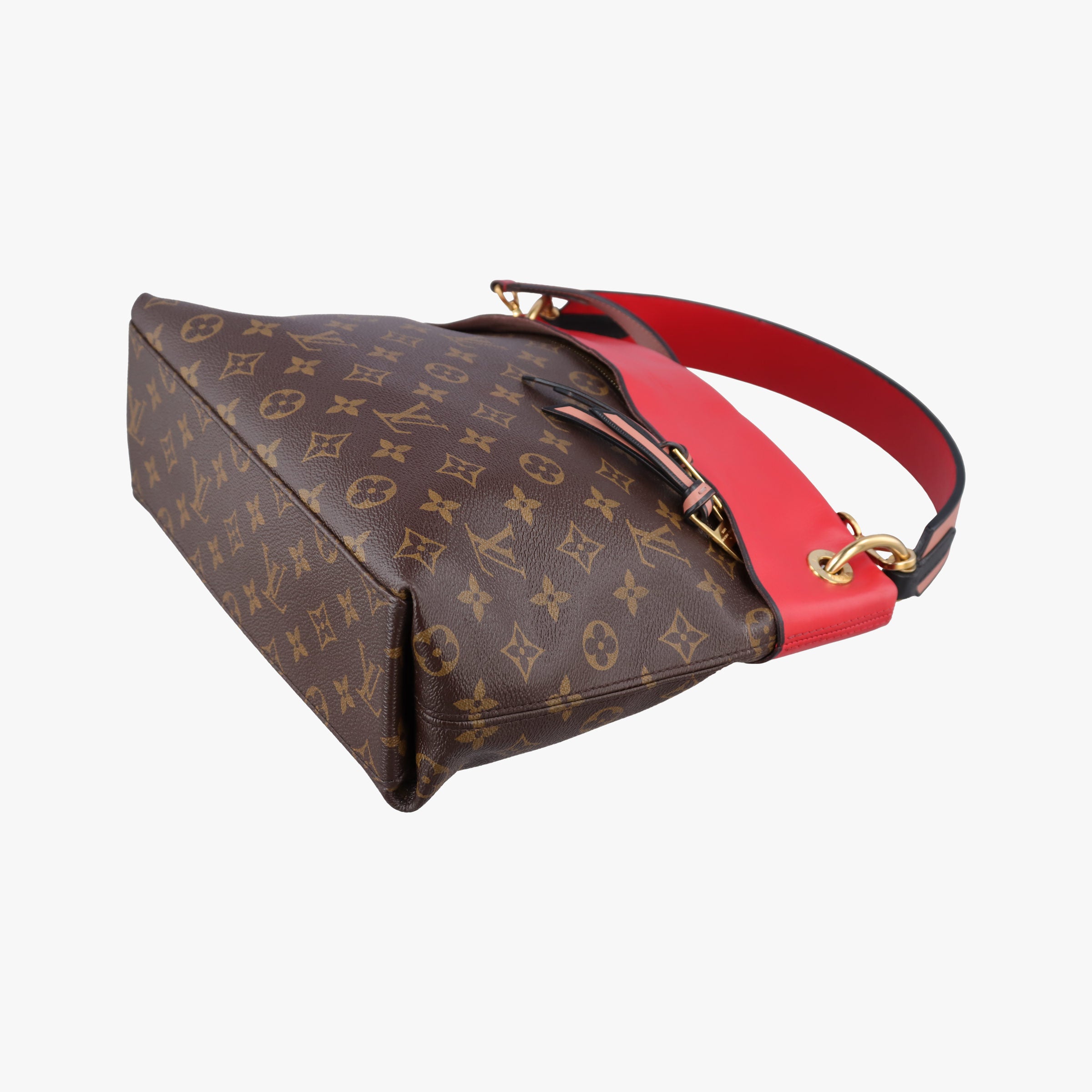 Tuileries Besace brown×Red Monogram Canvas×calf leather M43798 CA2168テュイルリーブザス モノグラム/ブラウン×レッド モノグラムキャンバス×カーフレザー M43798 CA2168