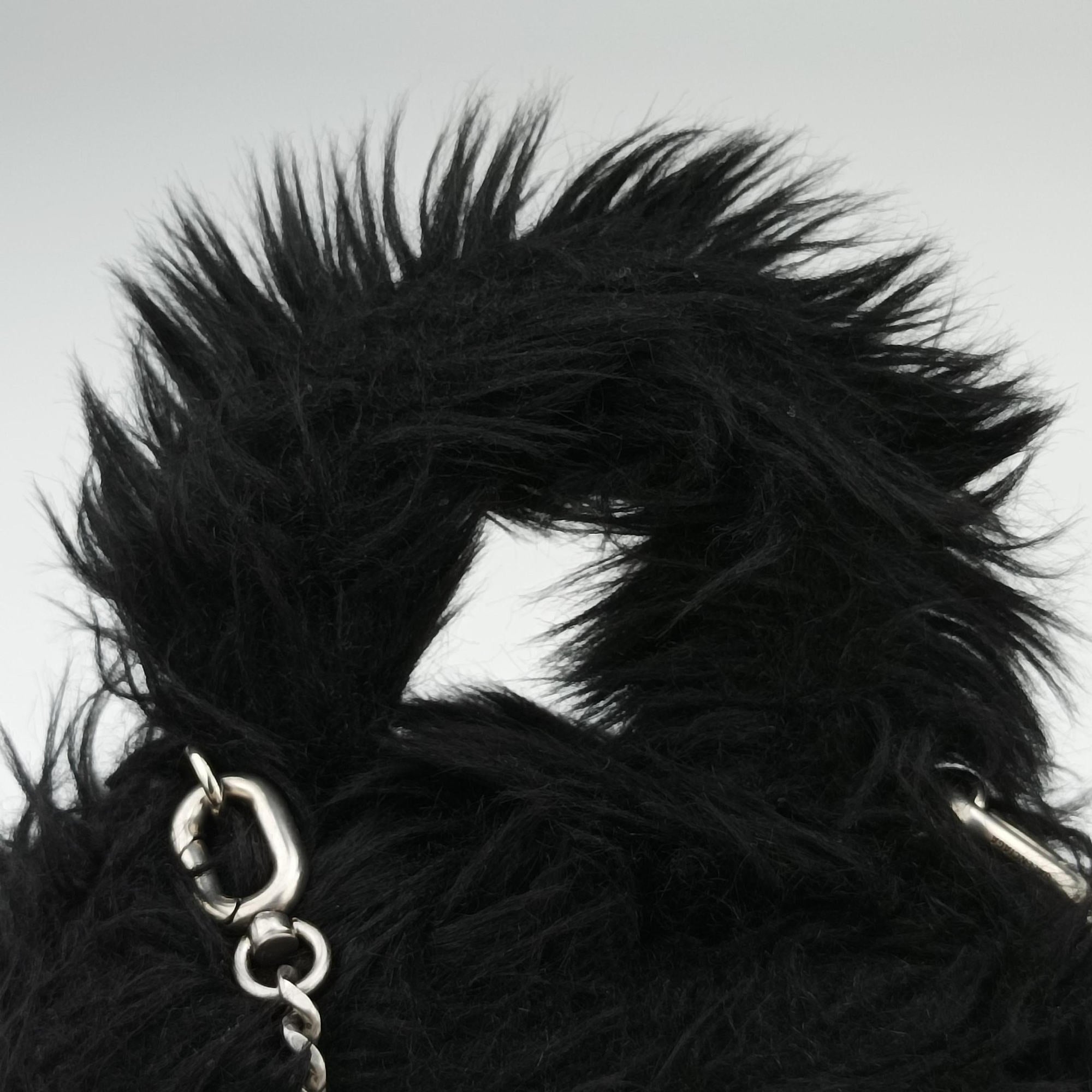 Hourglass Black Faux fur 676933.1000.S.1317アワーグラス ブラック フェイクファー 676933.1000.S.1317