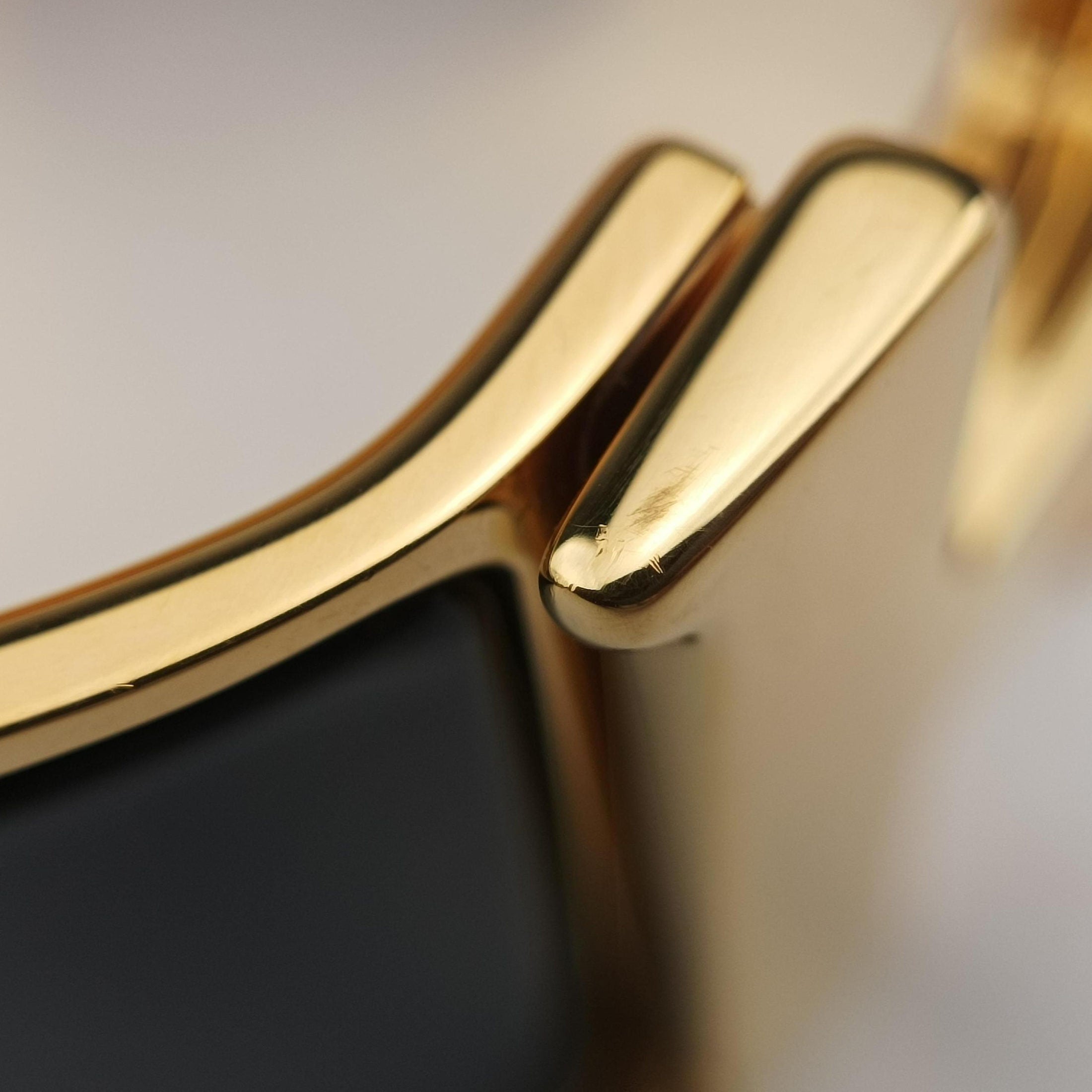 Clic Clac Bracelet Black GP Nクリッククラックブレスレット ブラック×ゴールド GP N