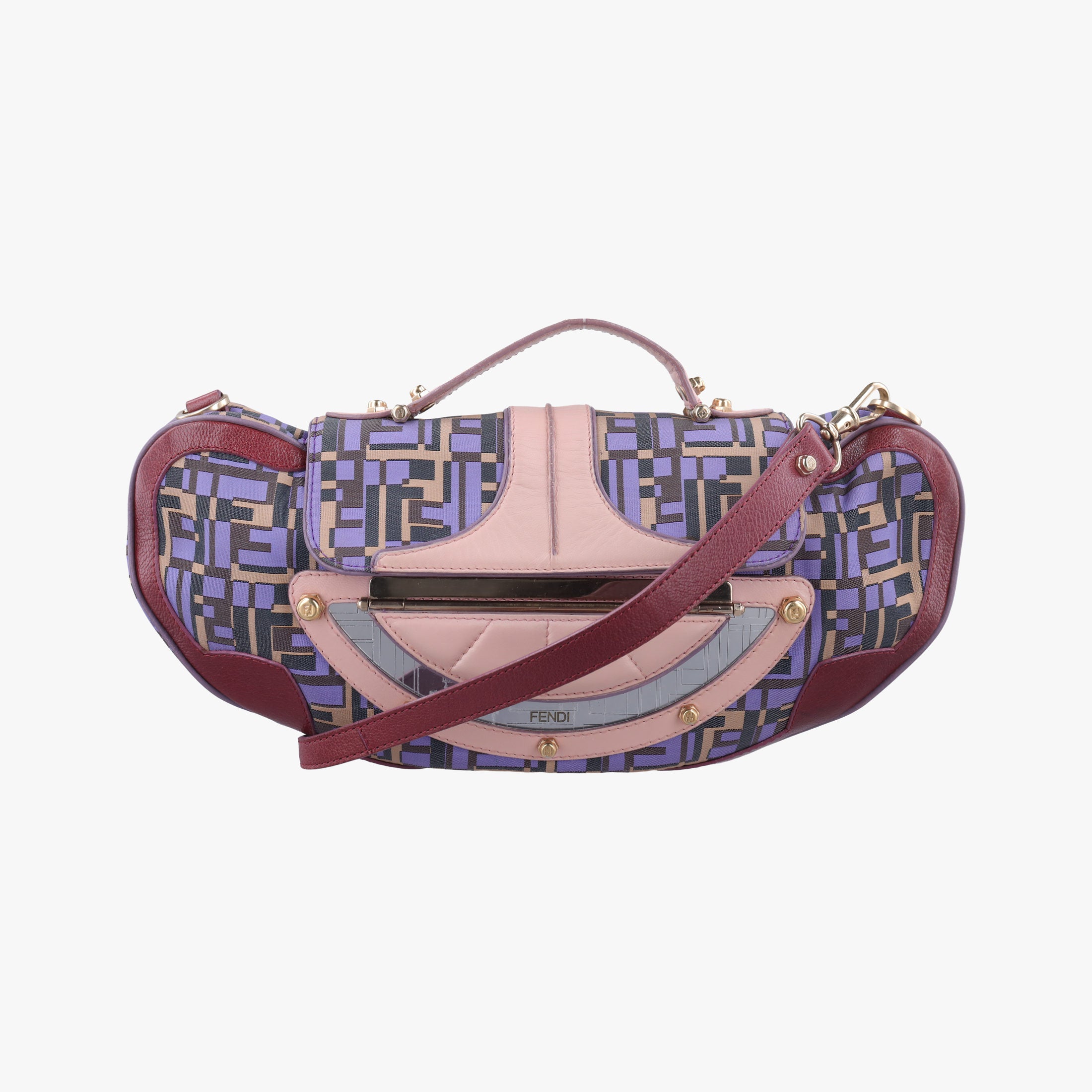 Zucca Vanity Mirror Multicolour nylon×leather 8BN133 2373-8BN133-MGM-049ズッカ バニティミラー マルチカラー ナイロン×レザー 8BN133 2373-8BN133-MGM-049