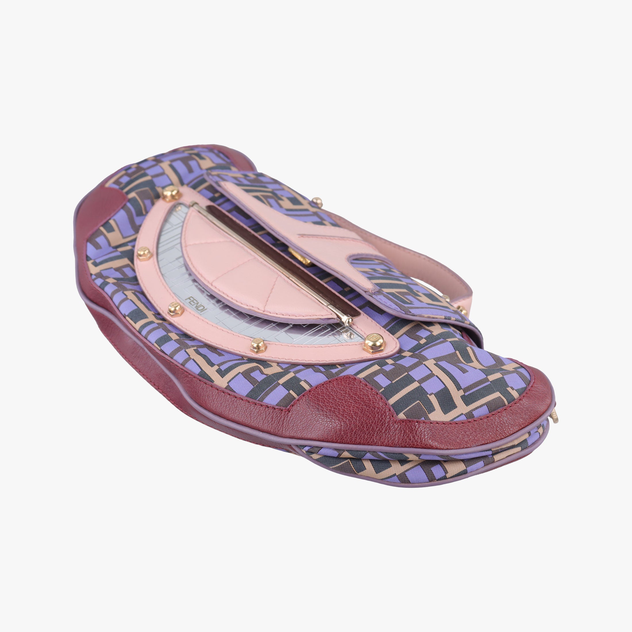 Zucca Vanity Mirror Multicolour nylon×leather 8BN133 2373-8BN133-MGM-049ズッカ バニティミラー マルチカラー ナイロン×レザー 8BN133 2373-8BN133-MGM-049