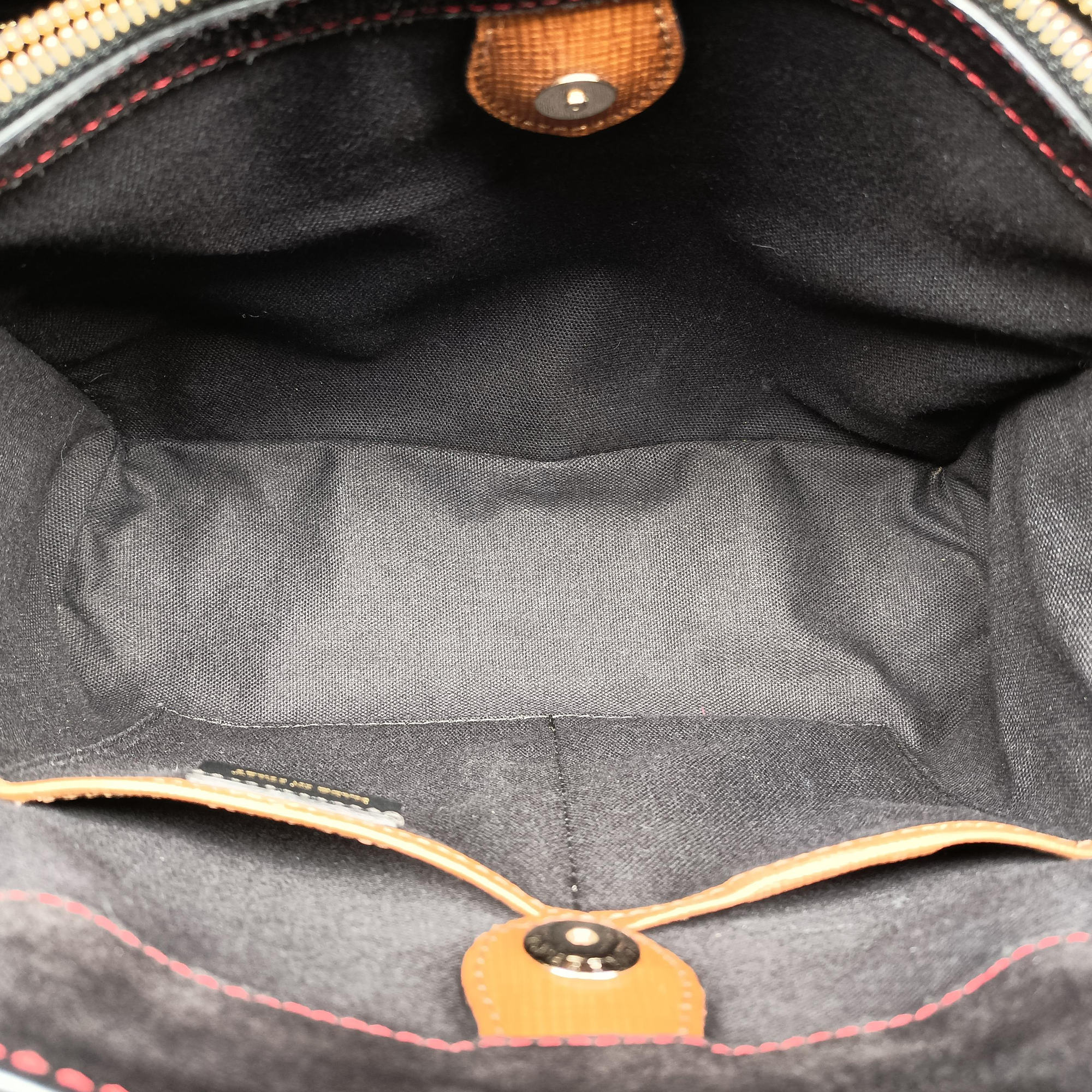 Medium Banner Tote Beige x Red x Black Canvas x Leather x Suede CFPPAN1242ミディアムバナートート ベージュ×レッド×ブラック キャンバス×レザー×スエード CFPPAN1242