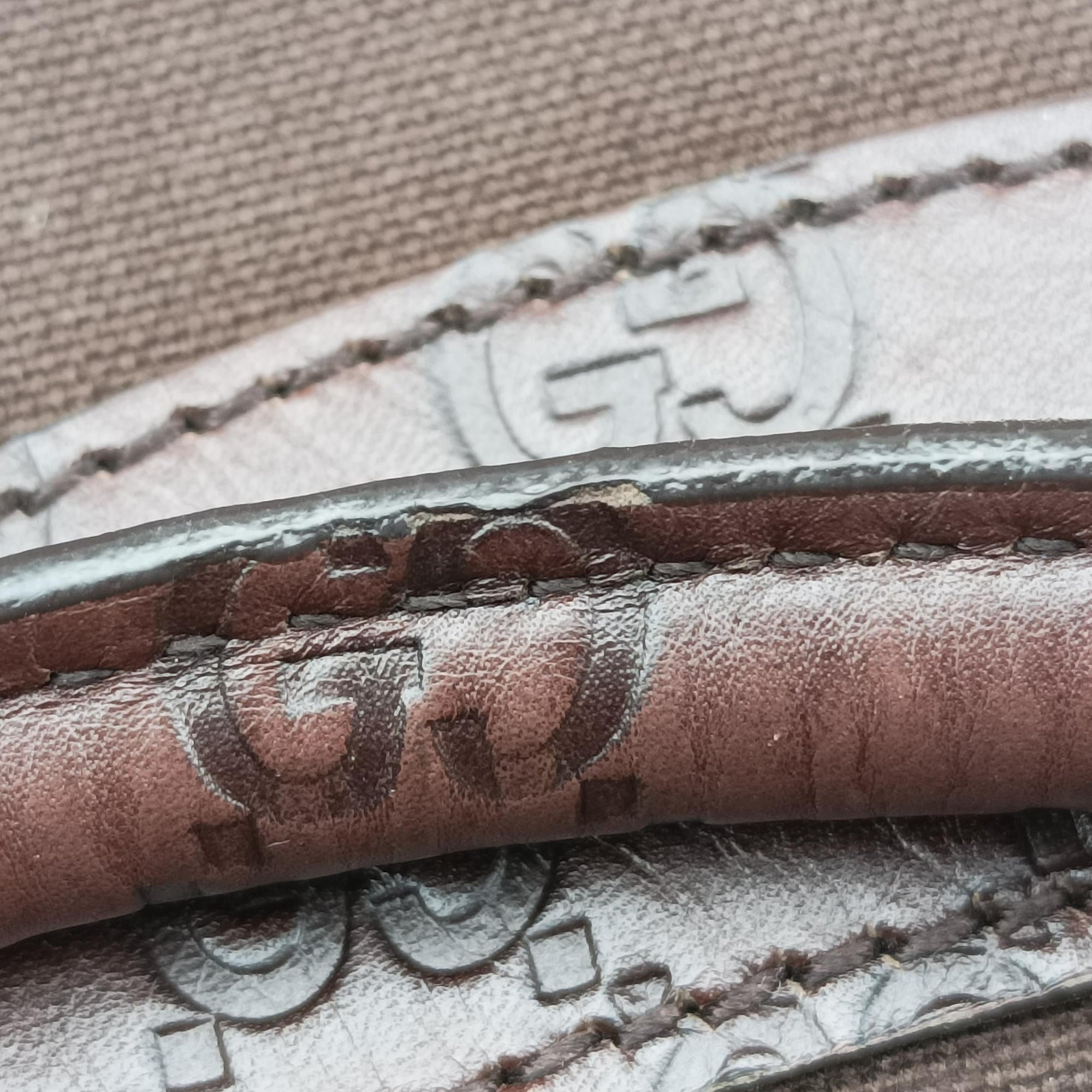 Guccissima Brown canvasxleather 279152 A9513815グッチシマ ブラウン キャンバスxレザー 279152 A9513815