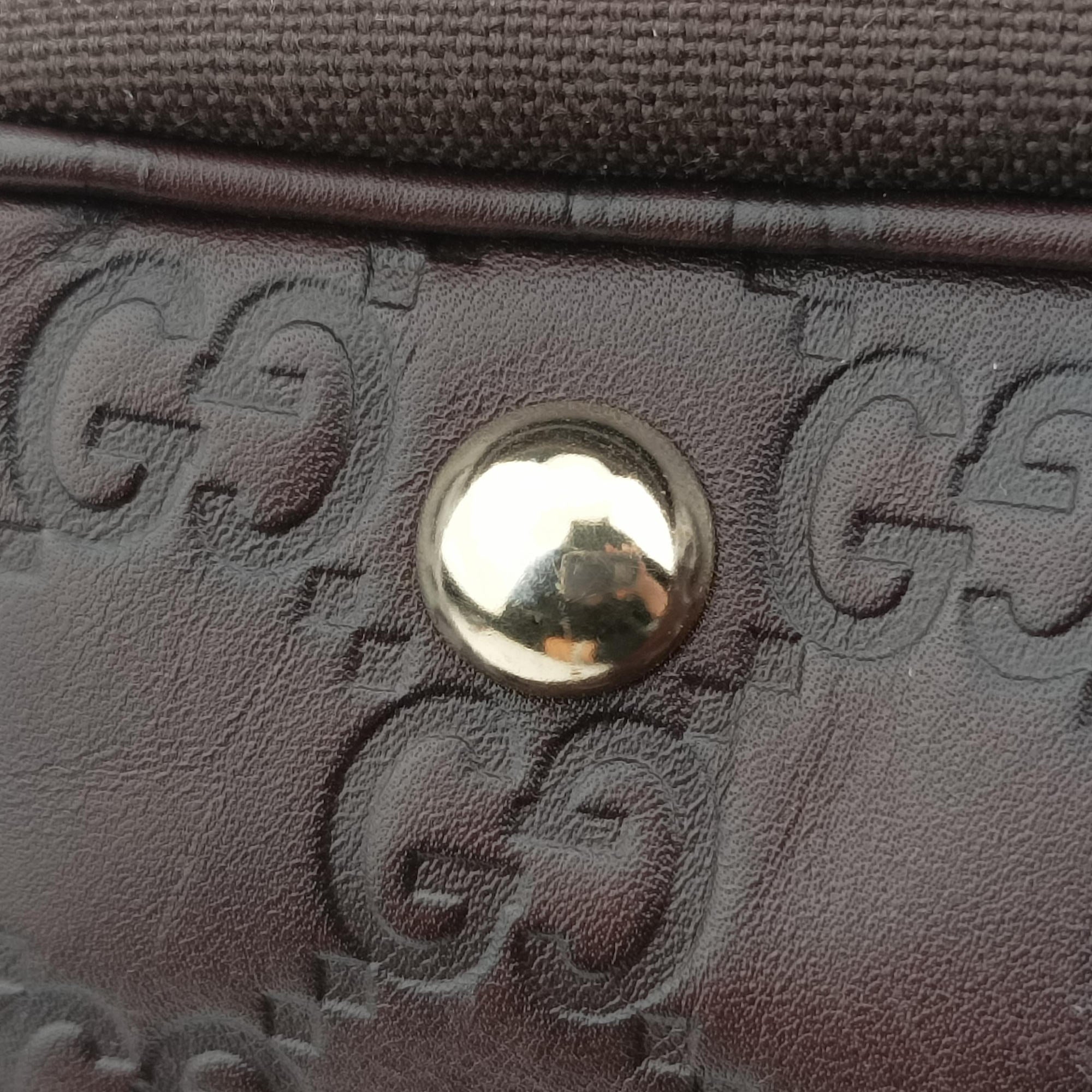 Guccissima Brown canvasxleather 279152 A9513815グッチシマ ブラウン キャンバスxレザー 279152 A9513815