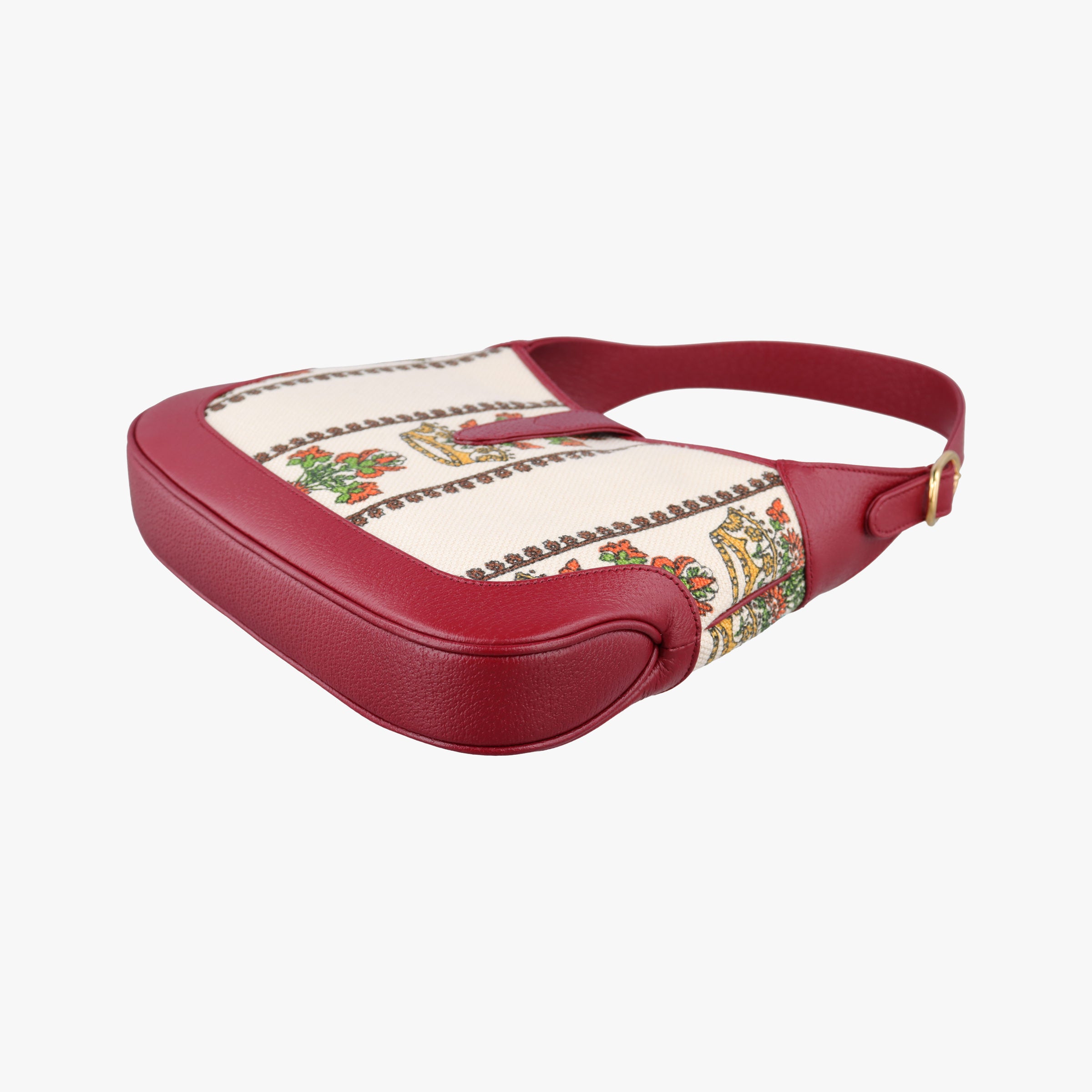 Jackie 1961 White x Red x Multicolor Canvas×leather 636706 H035805853ジャッキー 1961 ホワイト×レッド×マルチカラー キャンバス×レザー 636706 H035805853