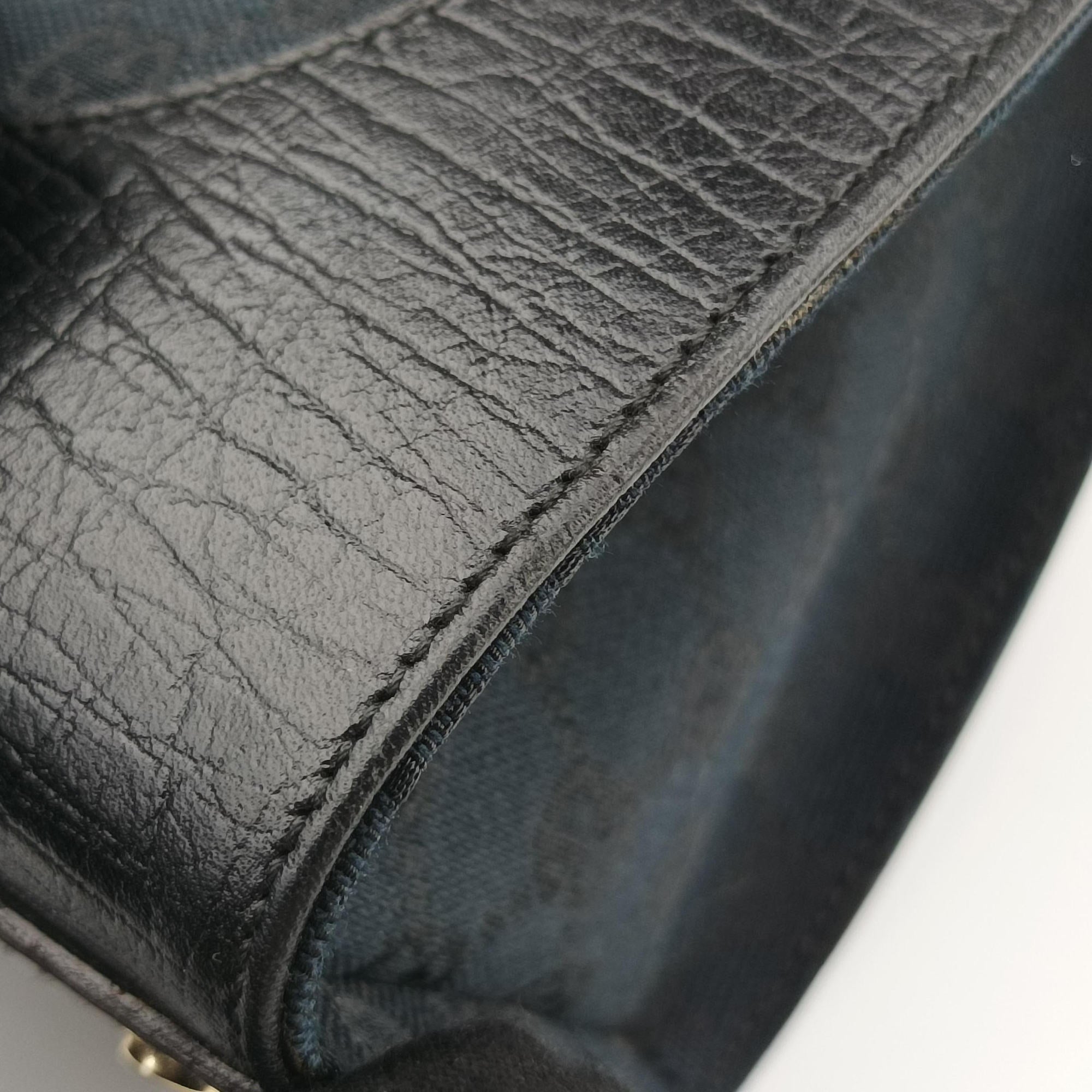 Junco Sherry Line Black x Red x Green canvas×leather 130995 ジュンコ シェリー ライン ブラック×レッド×グリーン キャンバス×レザー 130995