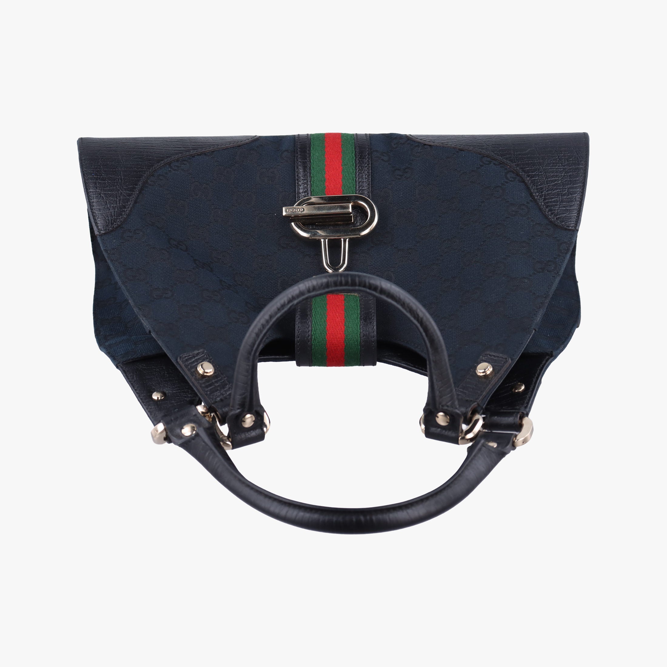 Junco Sherry Line Black x Red x Green canvas×leather 130995 ジュンコ シェリー ライン ブラック×レッド×グリーン キャンバス×レザー 130995