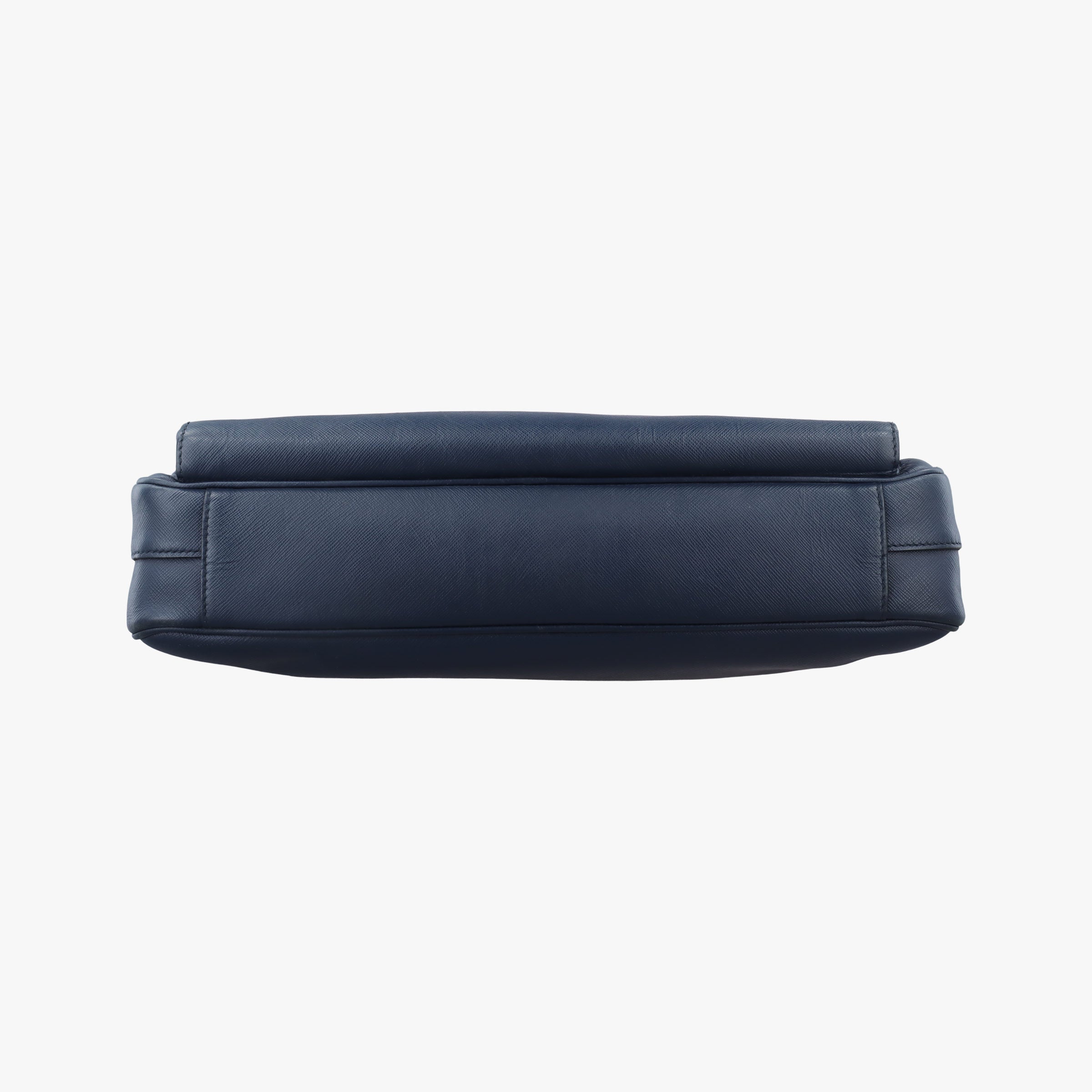 Push-Lock Briefcases Navy Saffiano Leather 134プッシュロックブリーフケース ネービー サフィアーノレザー 134