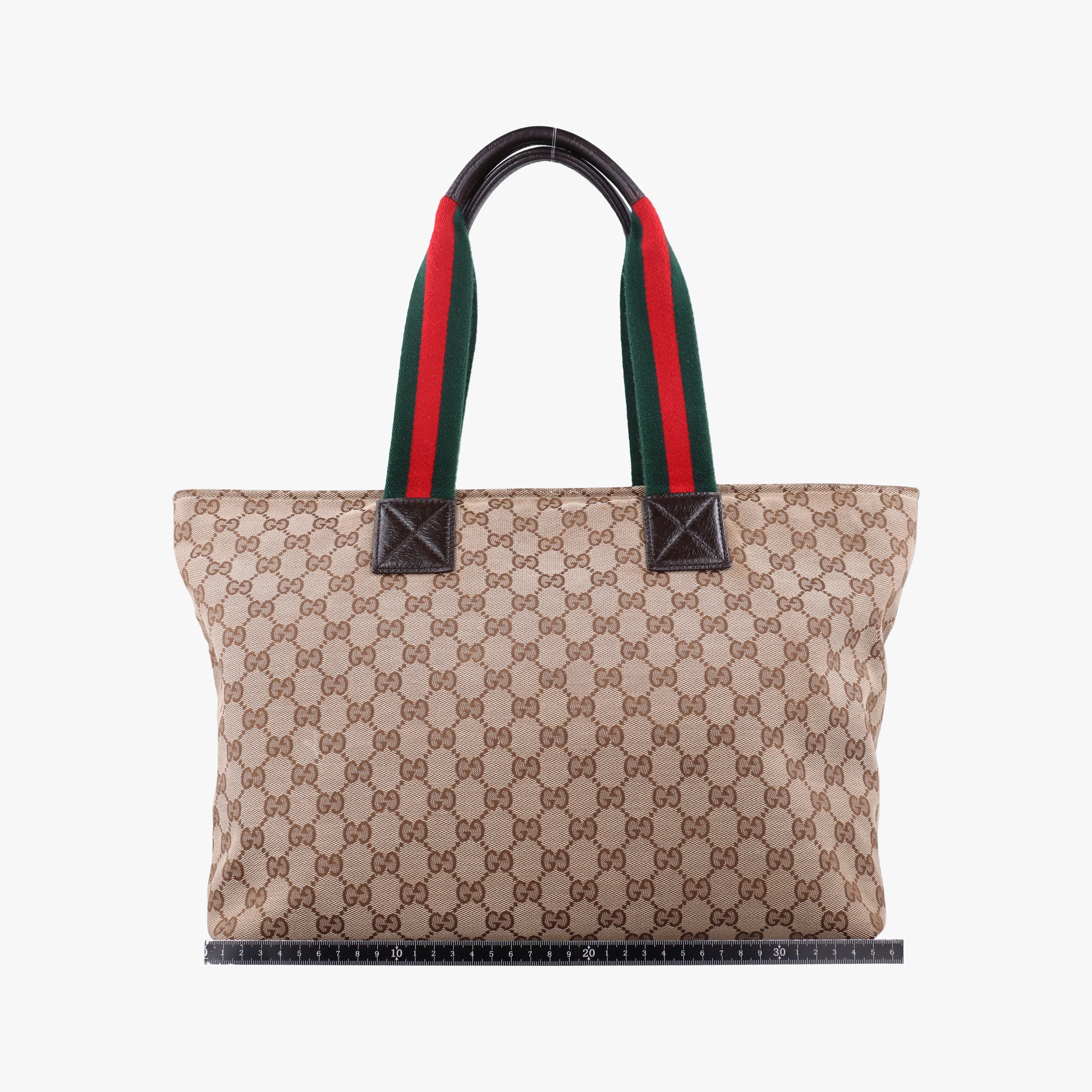 GG Supreme Sherry Line Beige x Red x Green Canvas×Leather 155524 B012712285GGスプリーム シェリーライン ベージュ×レッド×グリーン キャンバス×レザー 155524 B012712285