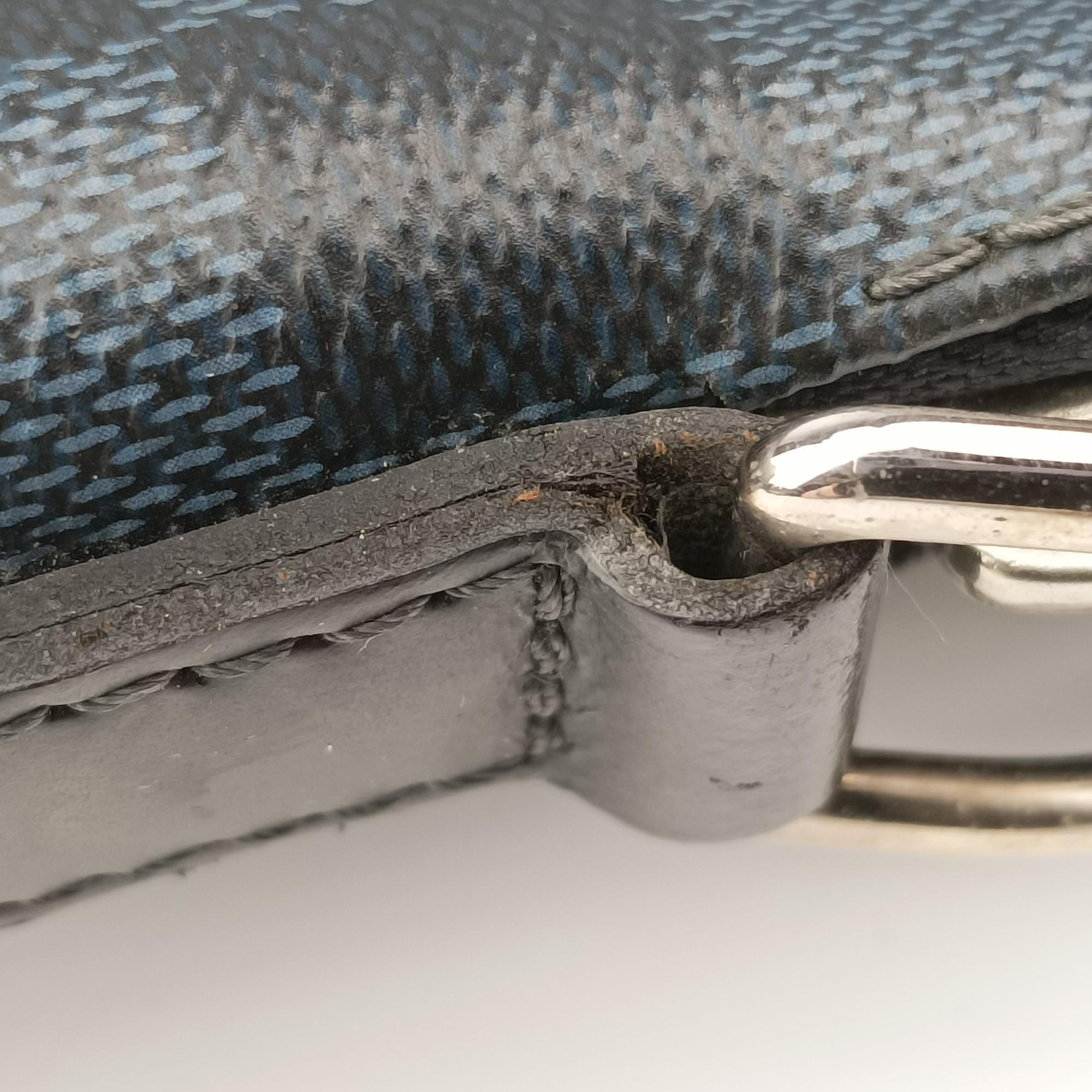 Porte-Documents Jour Black×Navy Damier Cobalt N42241 SR1155ポルトドキュマンジュール PDJ ブラック×ネイビー ダミエ コバルト N42241 SR1155