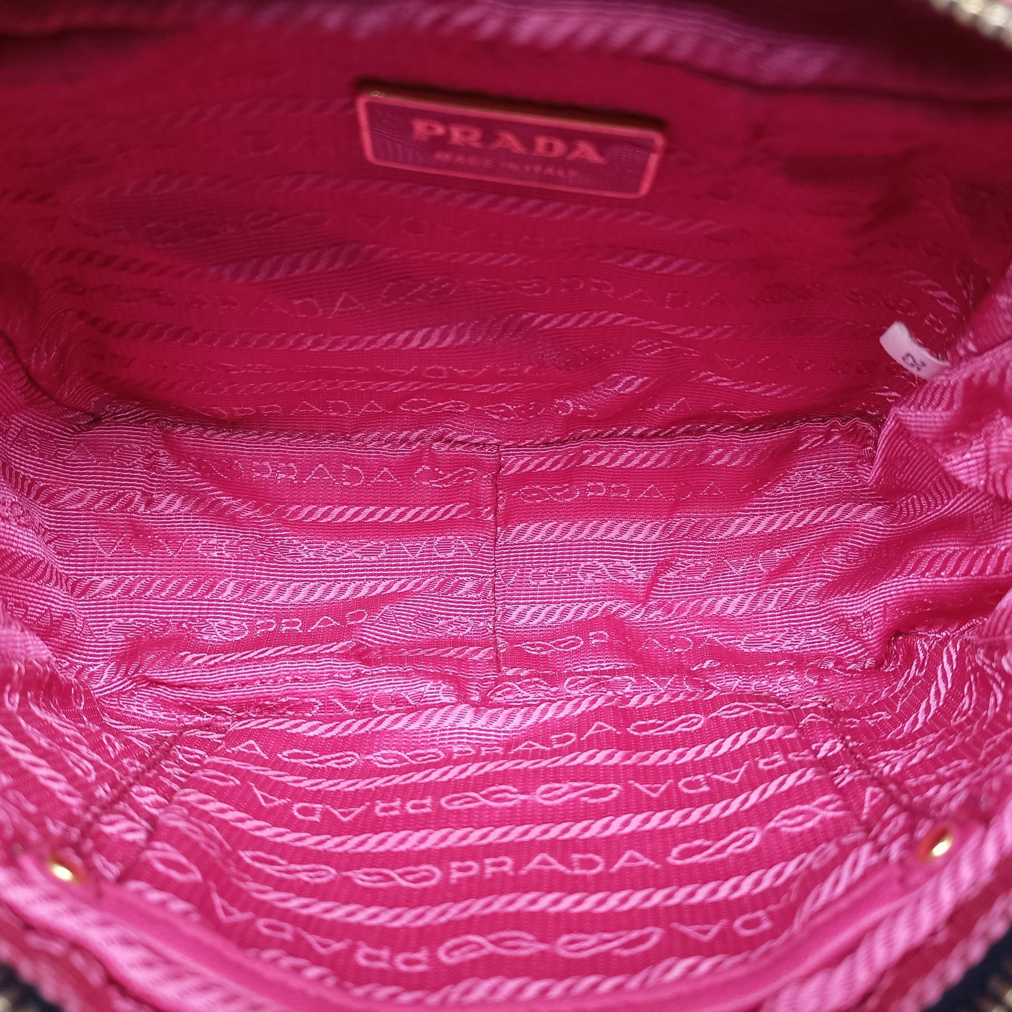 Tessuto Fiocco Multicolour Nylon×Leather 1NF005 25テスート フィオッコ マルチカラー ナイロン × レザー 1NF005 25