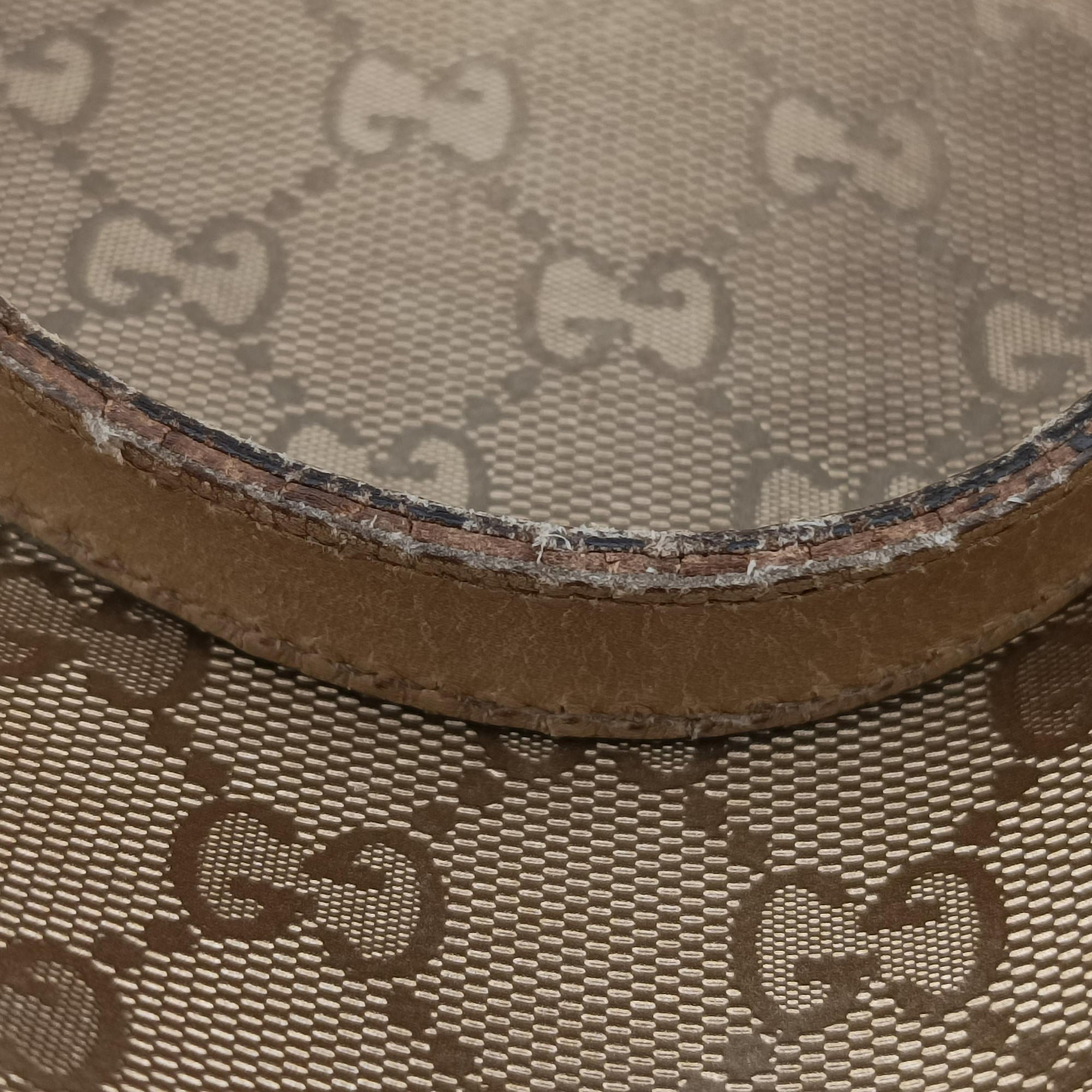 GG Imprime Golden PVC coated canvas×Leather 211137 I010502679GG インプリメ ゴールド PVCコーティングキャンバス×レザー 211137 I010502679