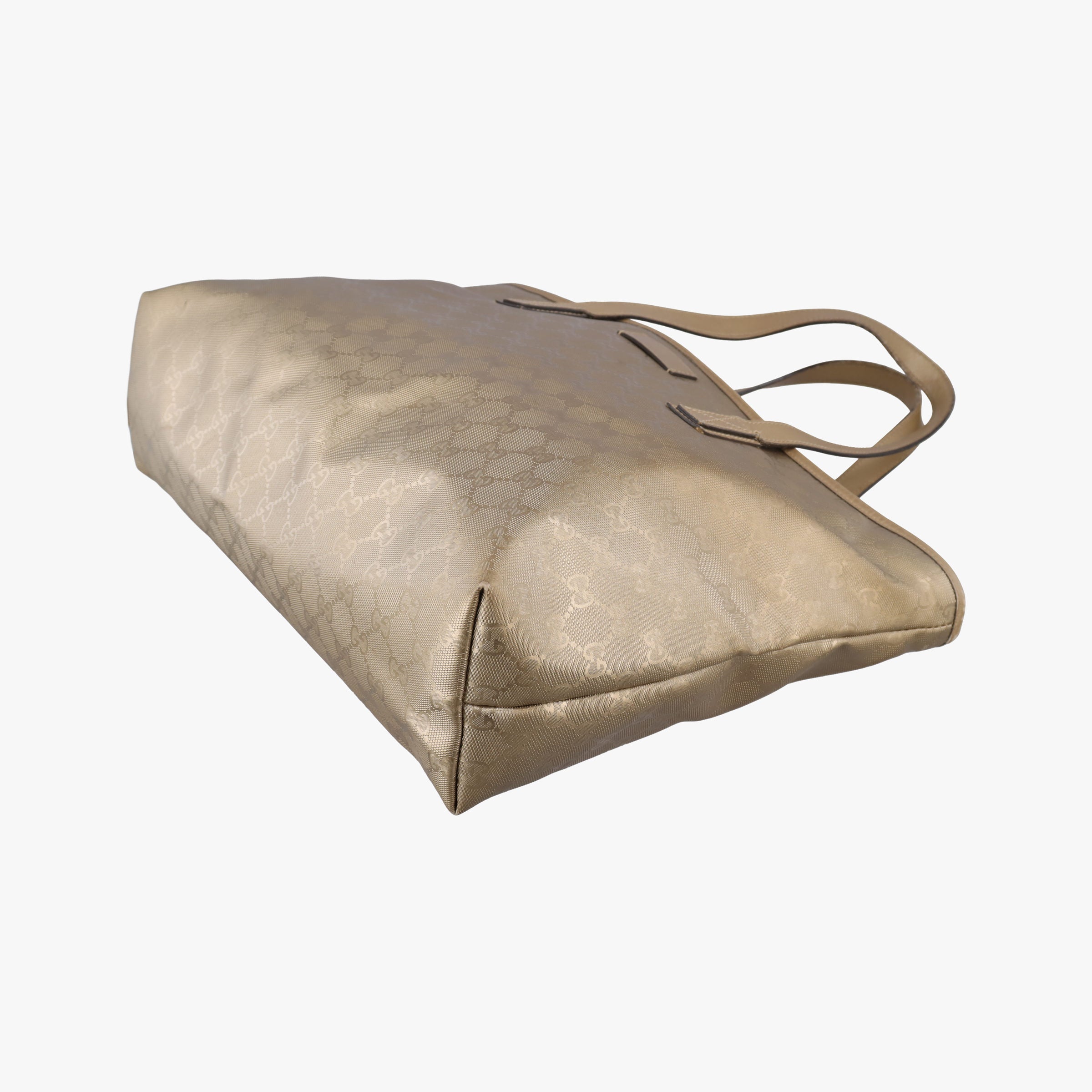 GG Imprime Golden PVC coated canvas×Leather 211137 I010502679GG インプリメ ゴールド PVCコーティングキャンバス×レザー 211137 I010502679