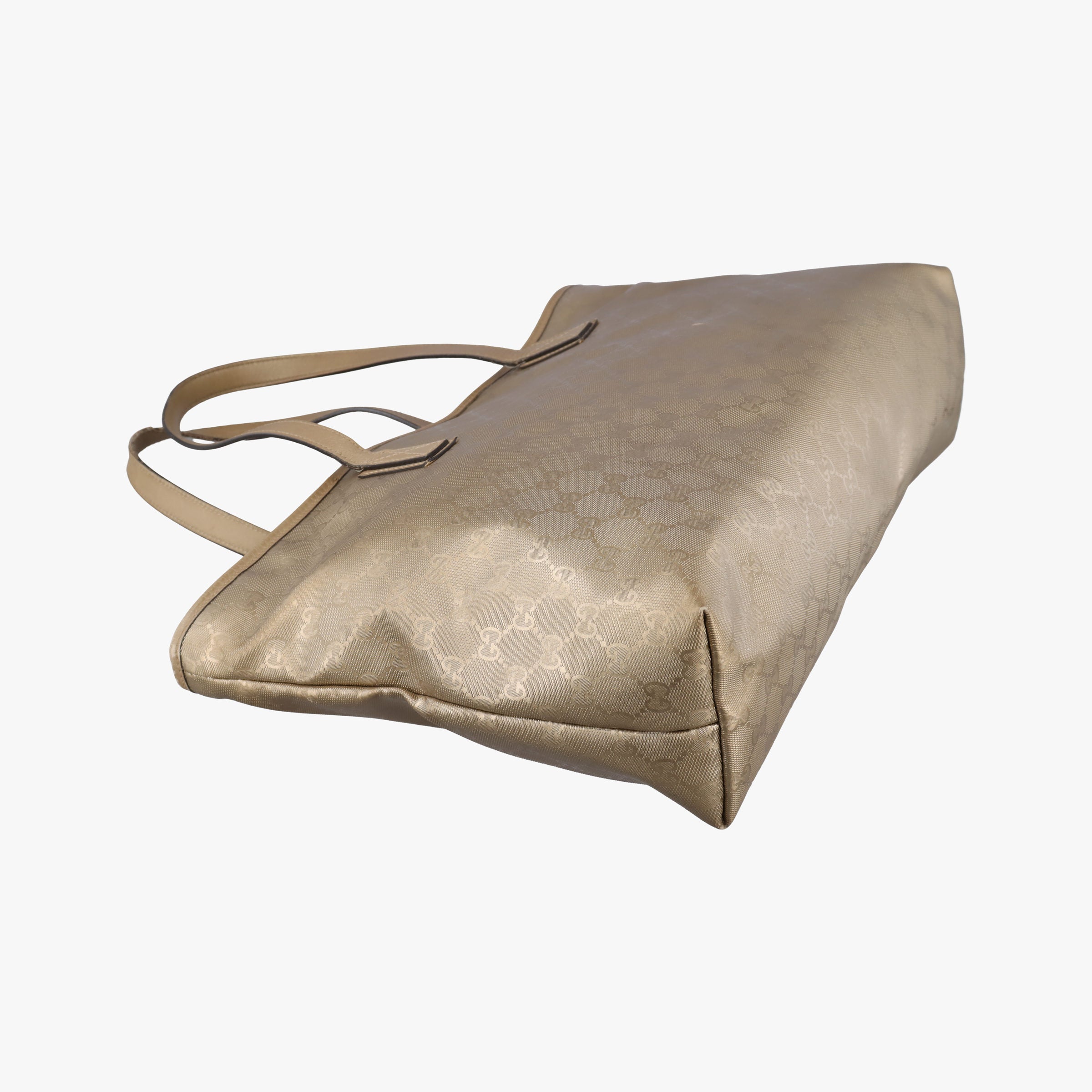 GG Imprime Golden PVC coated canvas×Leather 211137 I010502679GG インプリメ ゴールド PVCコーティングキャンバス×レザー 211137 I010502679