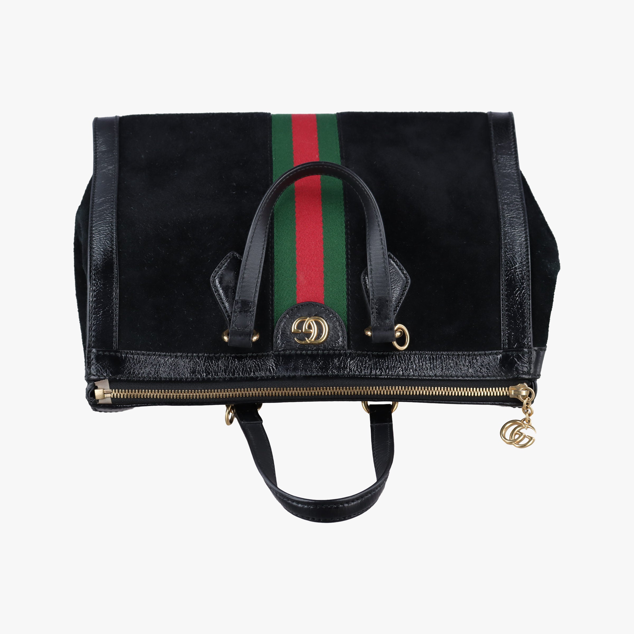 Ophidia Black×Green×Red Suede×leather 524537 B025157433オフィディア ブラック×グリーン×レッド スエード×レザー 524537 B025157433