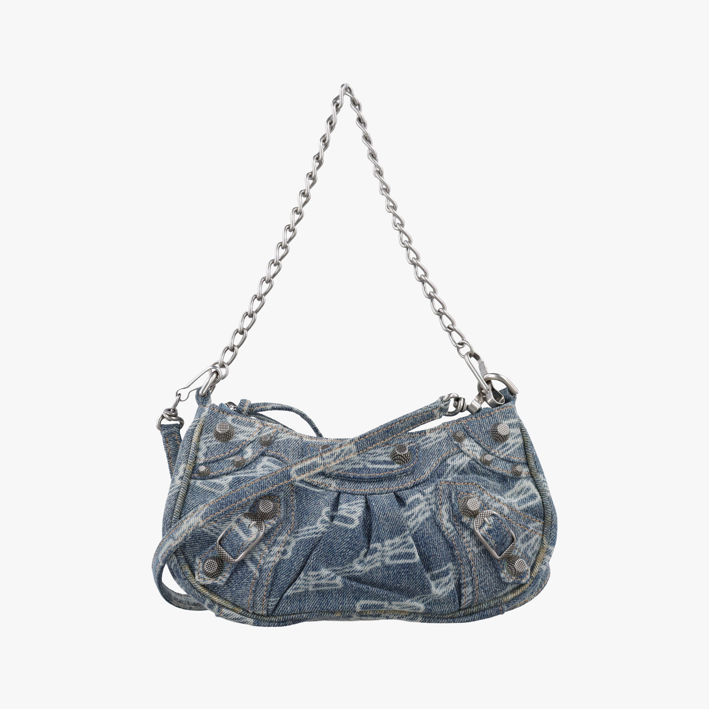 Le Cagole mini Blue denim 695814.4716.Q.584046ル カゴール ミニ ブルー デニム 695814.4716.Q.584046