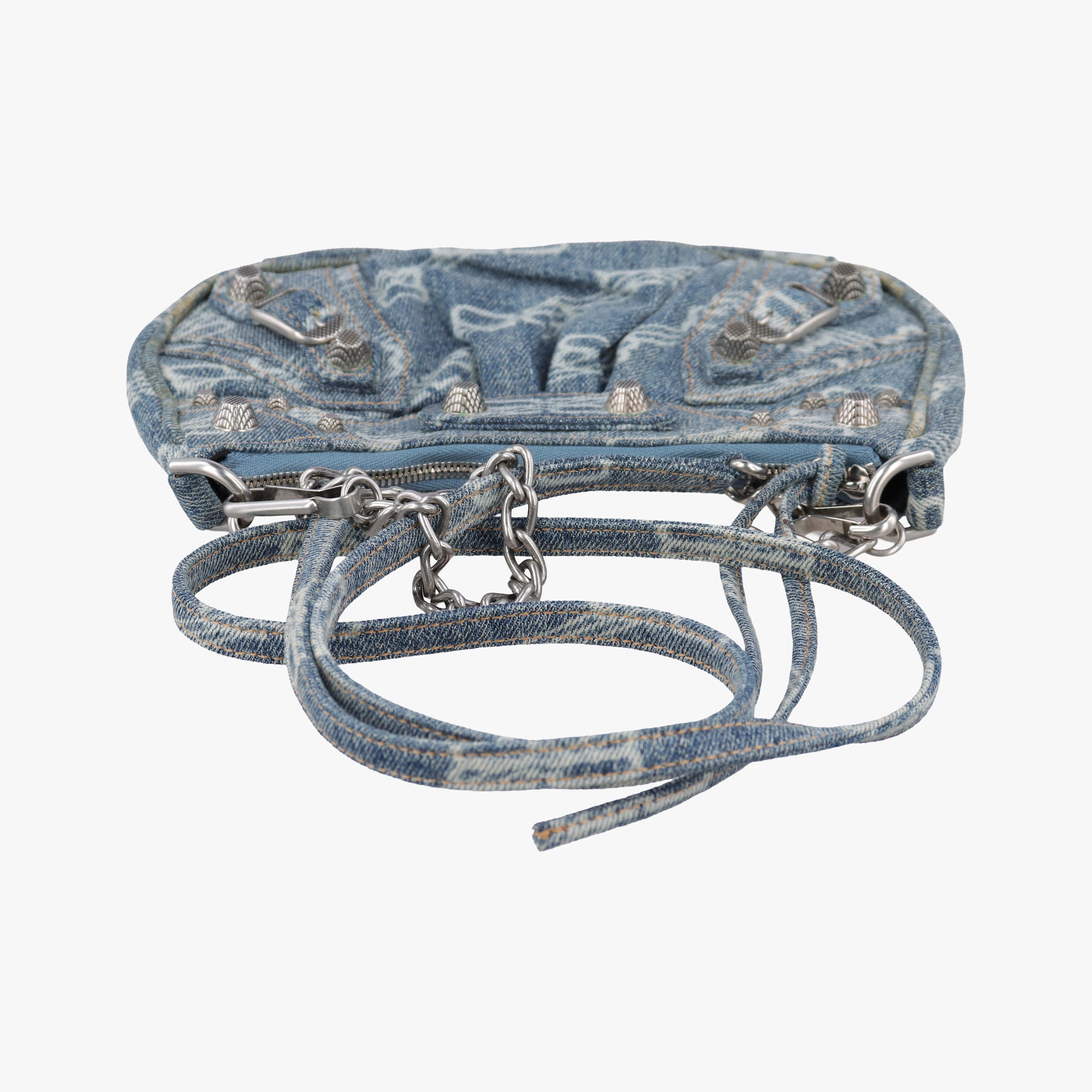 Le Cagole mini Blue denim 695814.4716.Q.584046ル カゴール ミニ ブルー デニム 695814.4716.Q.584046