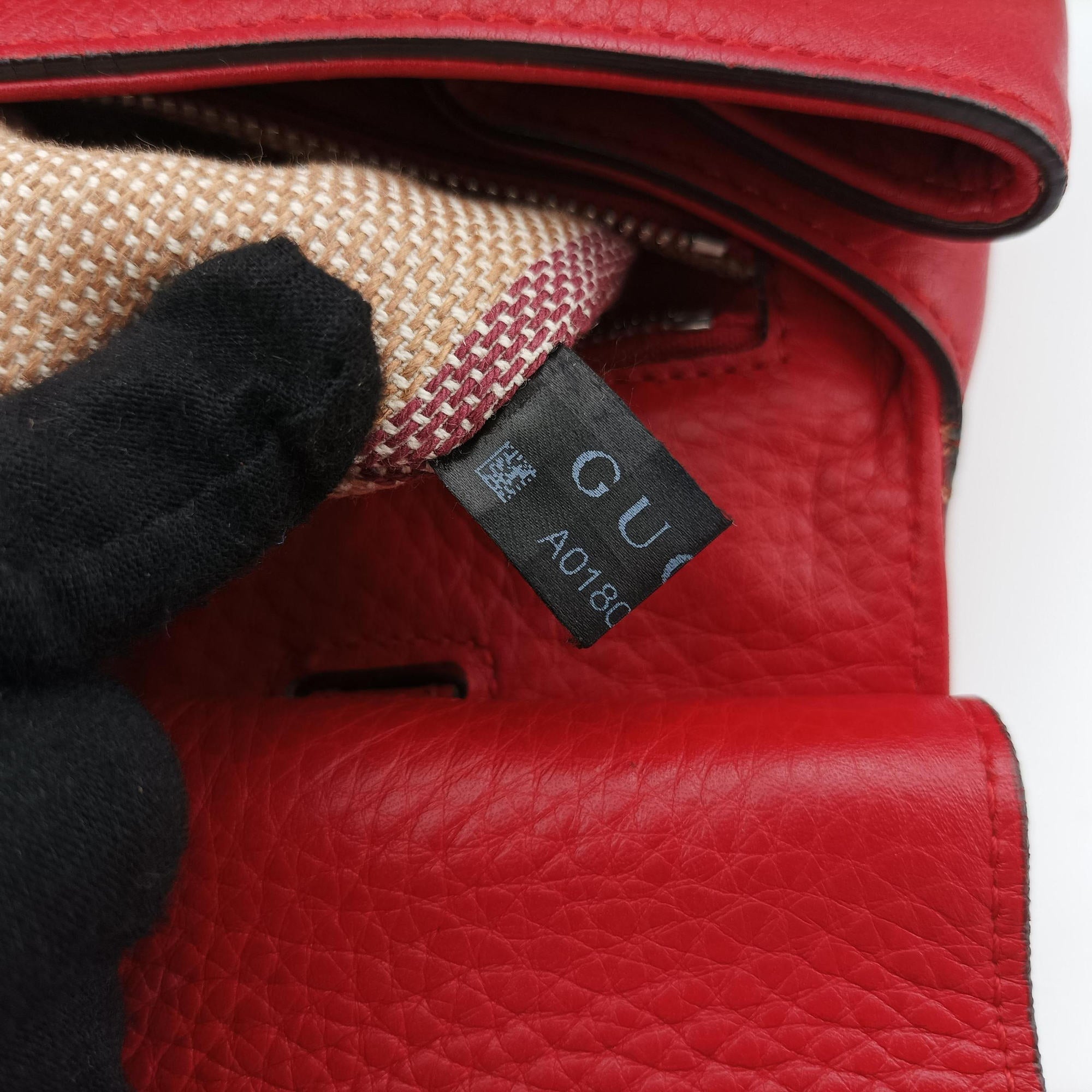 Bamboo Daily Red Leather 370831 A018095366バンブーデイリー レッド レザー 370831 A018095366