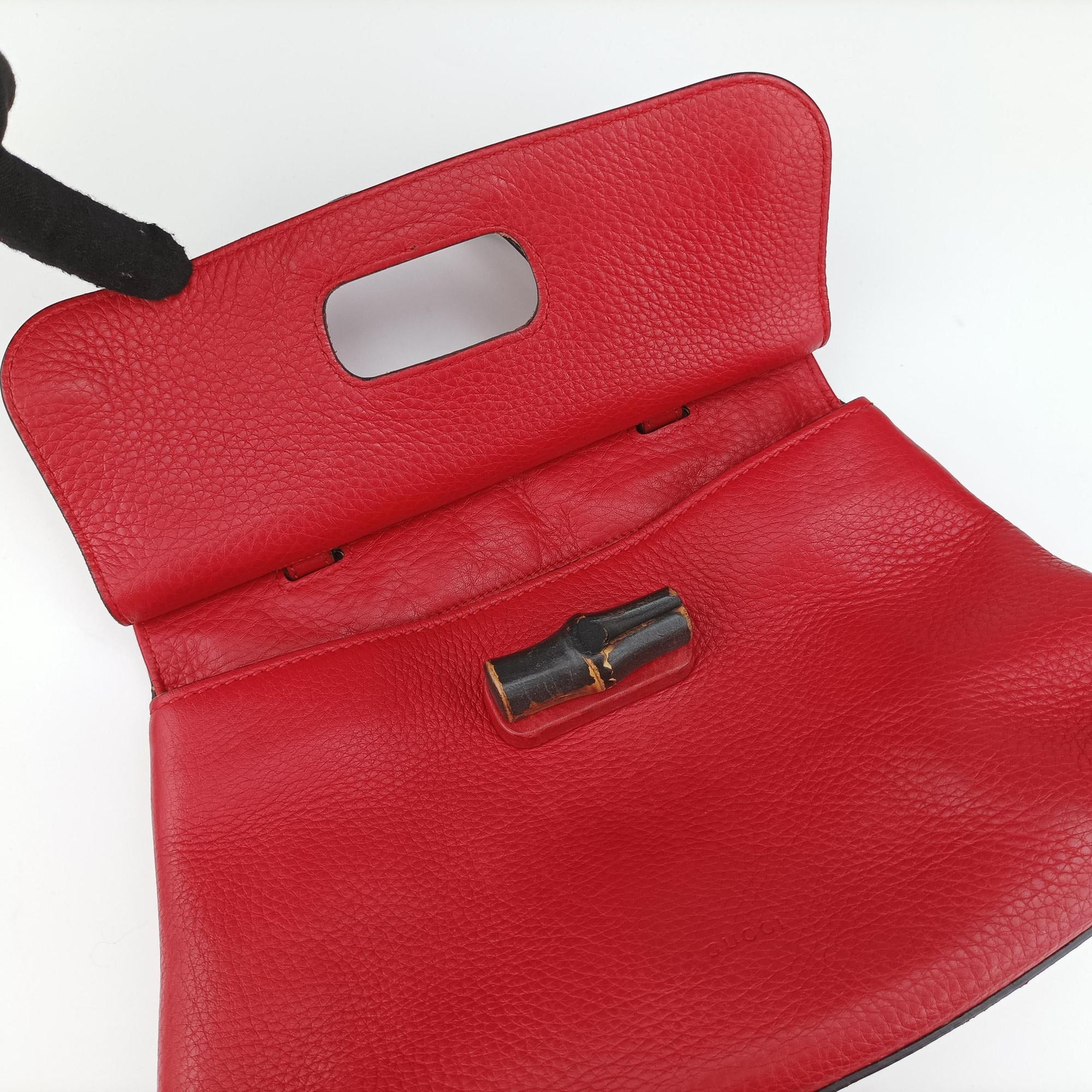 Bamboo Daily Red Leather 370831 A018095366バンブーデイリー レッド レザー 370831 A018095366