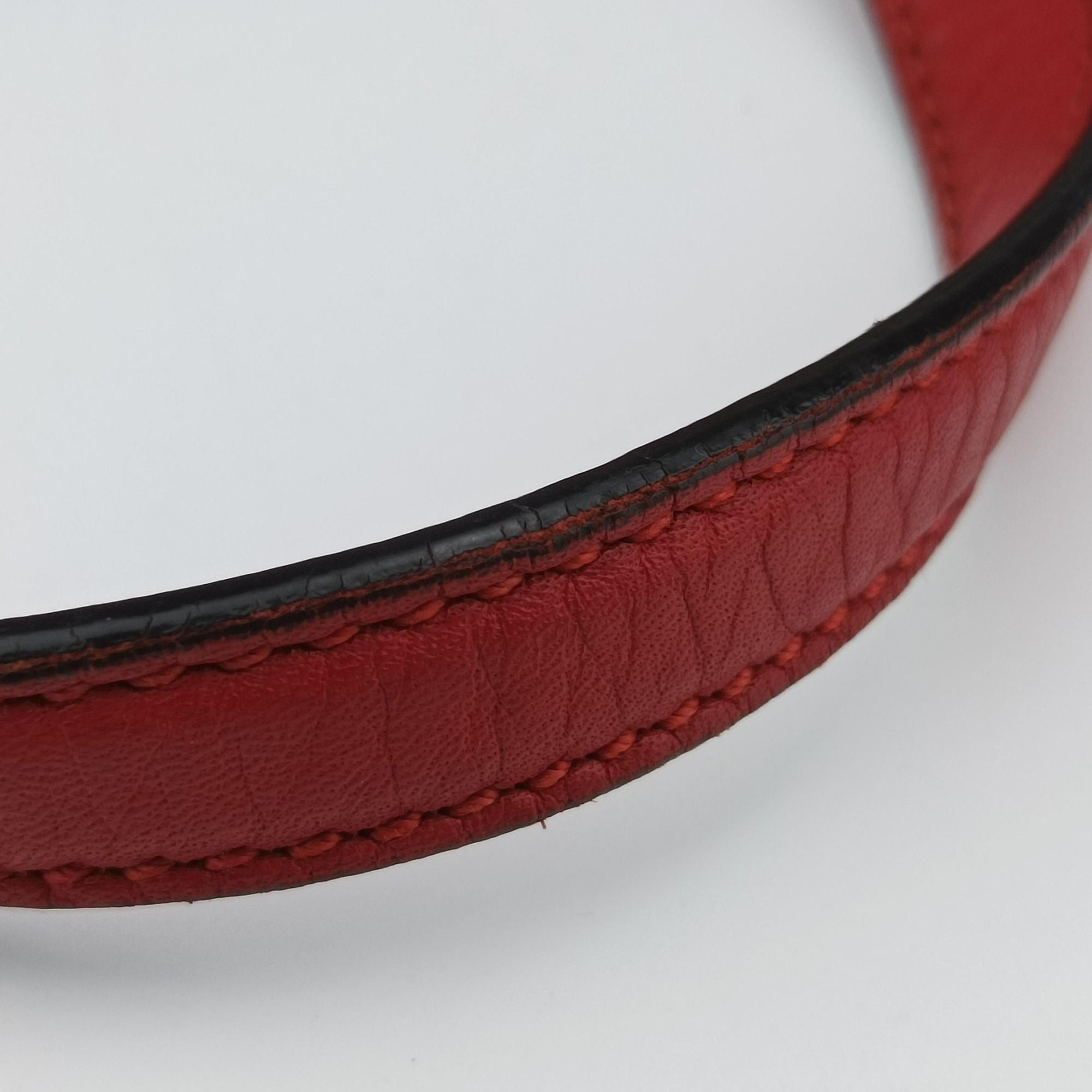 Bamboo Daily Red Leather 370831 A018095366バンブーデイリー レッド レザー 370831 A018095366