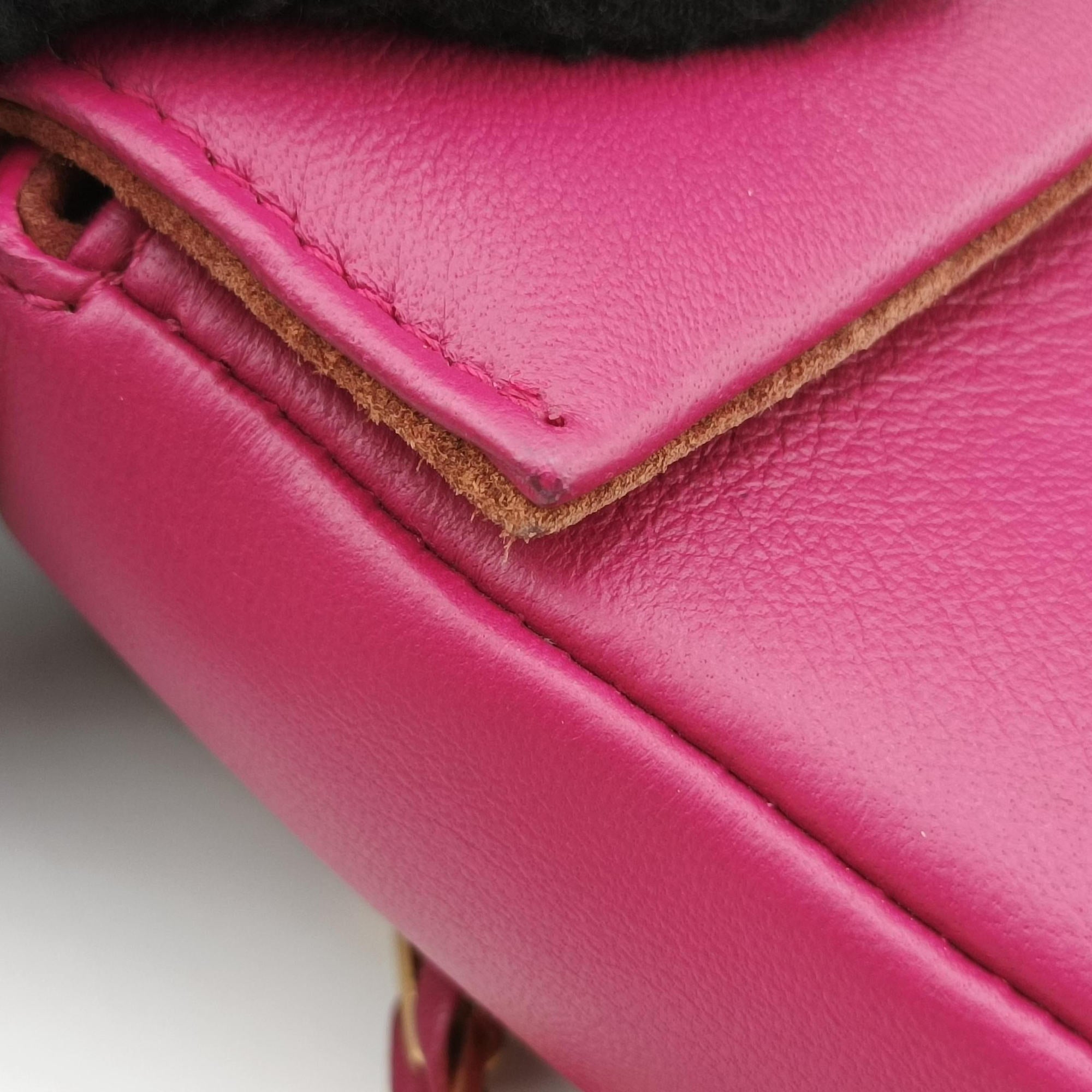Mini Be Baguette Rose Leather 8M0315 8M0315-K47 139-0058ミニベバゲット ローズ レッド レザー 8M0315 8M0315-K47 139-0058
