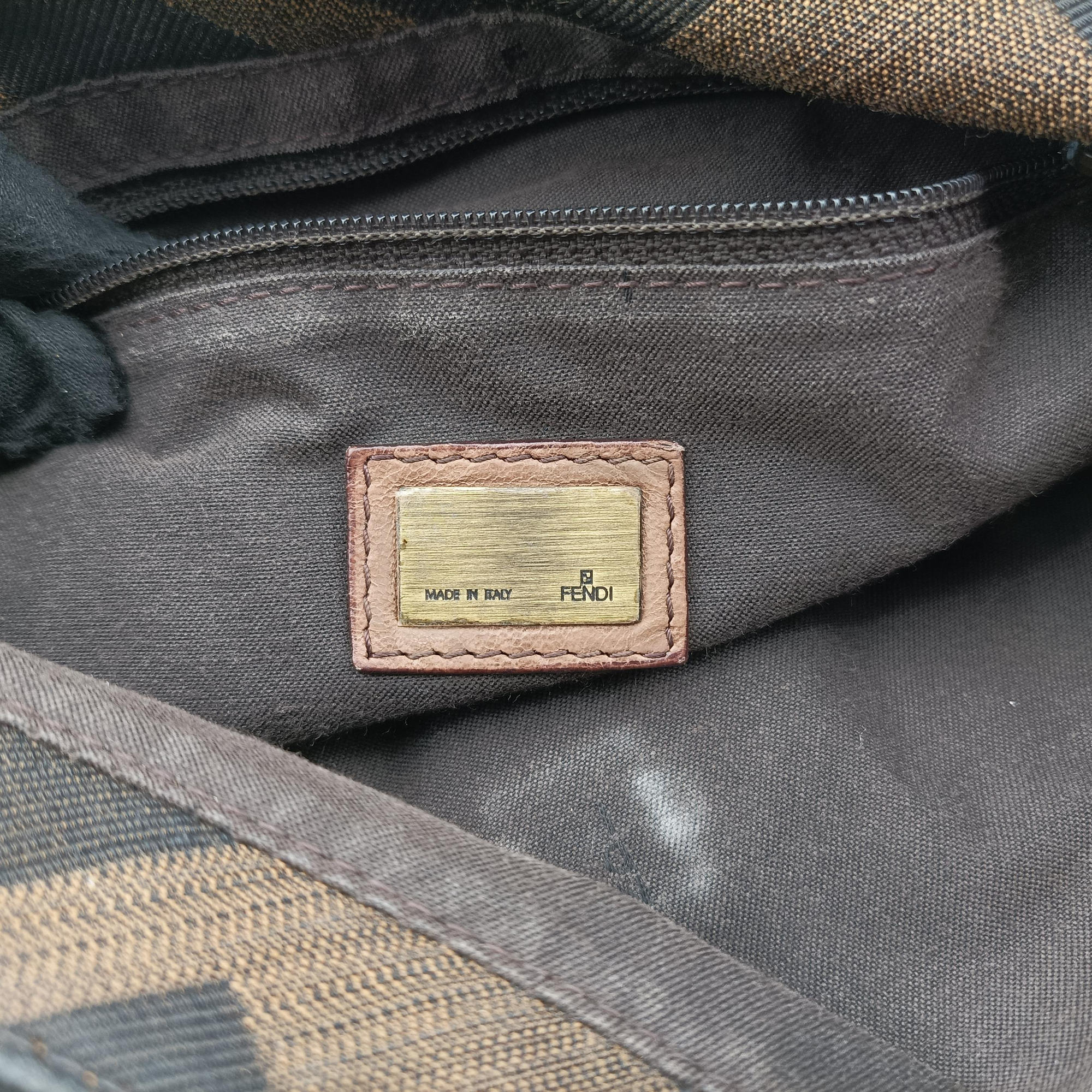 Mamma Bucket Brown canvas× Leather 8BT136 2384.8BT136.YVF.088マンマバケット ブラウン キャンバス× レザー 8BT136 2384.8BT136.YVF.088