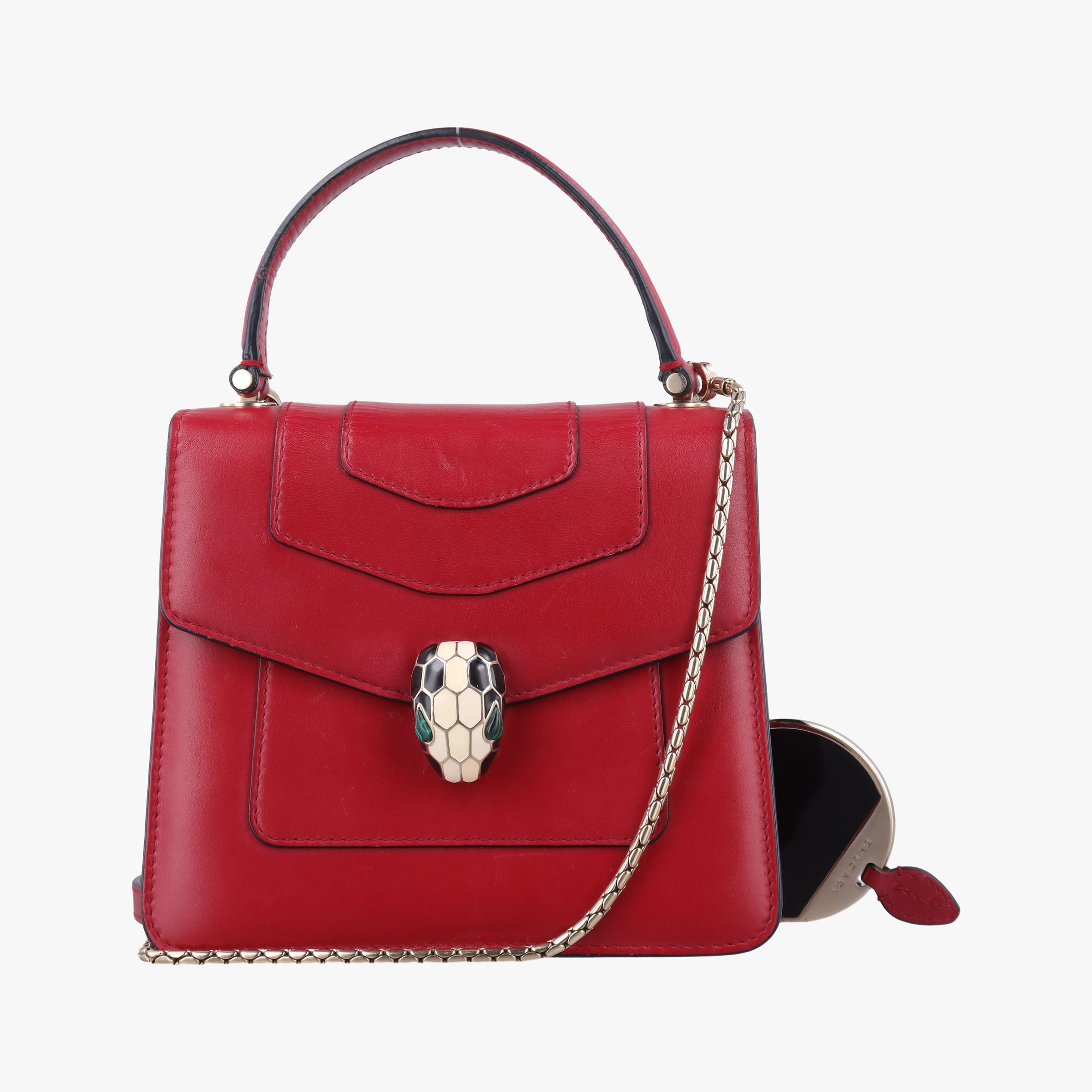 SERPENTI FOREVER Red Leather MM-M16-280165セルペンティ フォーエバー レッド レザー MM-M16-280165