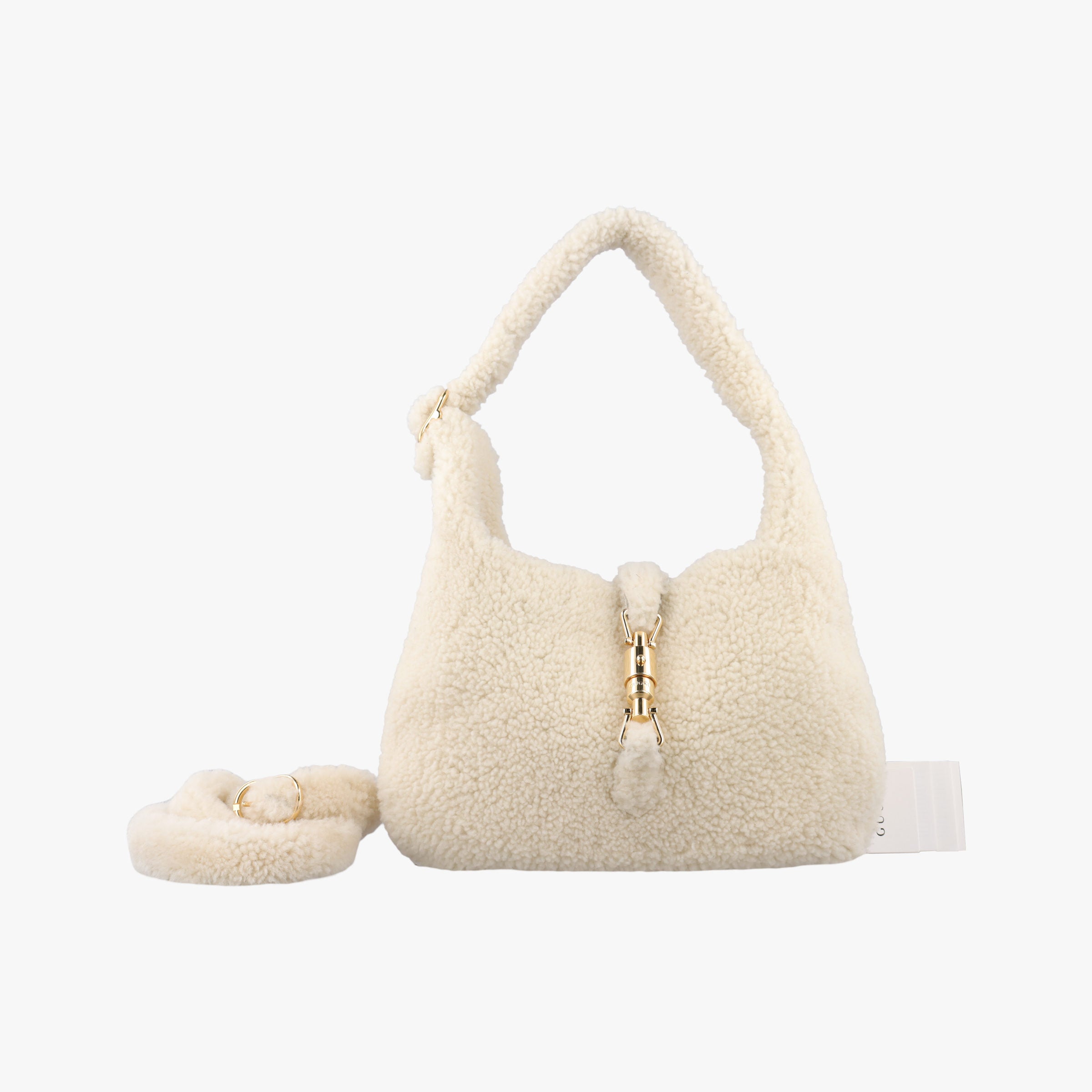 JACKIE 1961 Beige Fur 636709 E041070138ジャッキー 1961 ベージュ ファー 636709 E041070138