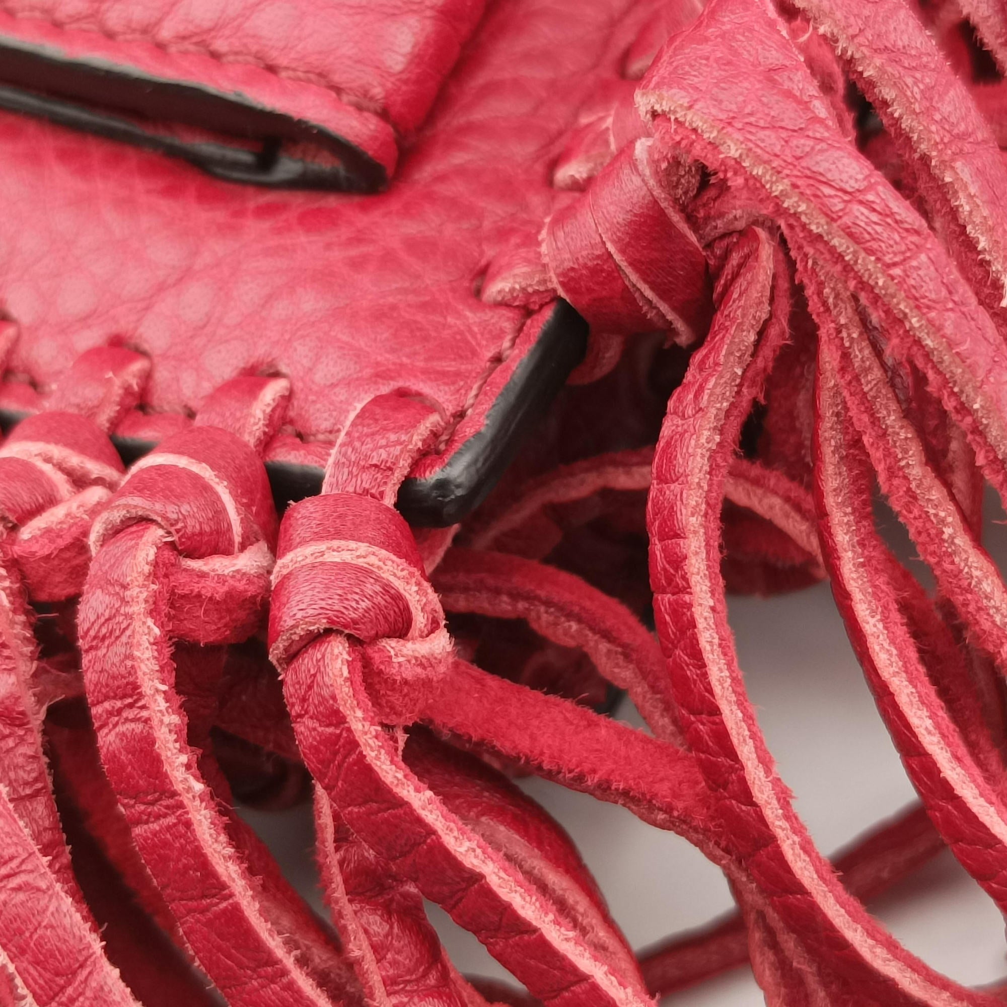 Griffin Fringe Red Leather BS-G713VSF3グリフィン フリンジ レッド レザー BS-G713VSF3