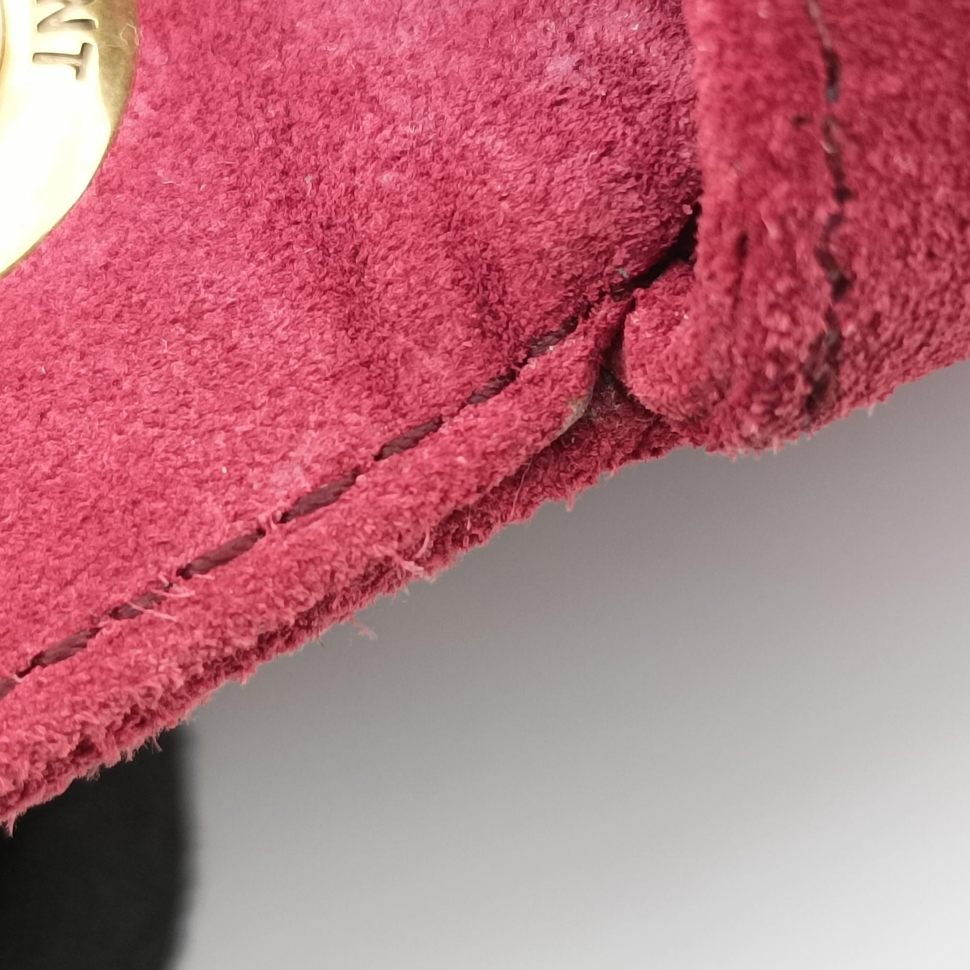 Monogram Envelope COLLEGE bordeaux suede 440155 TCT440155.0916モノグラムエンベロープ カレッジ ボルドー スエード 440155 TCT440155.0916