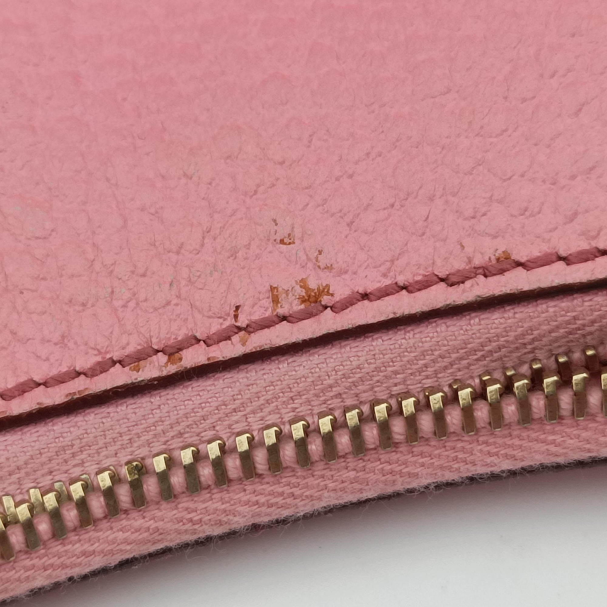 Bamboo Ring Hobo Pink Leather 137577 バンブーリングホーボー ピンク レザー 137577