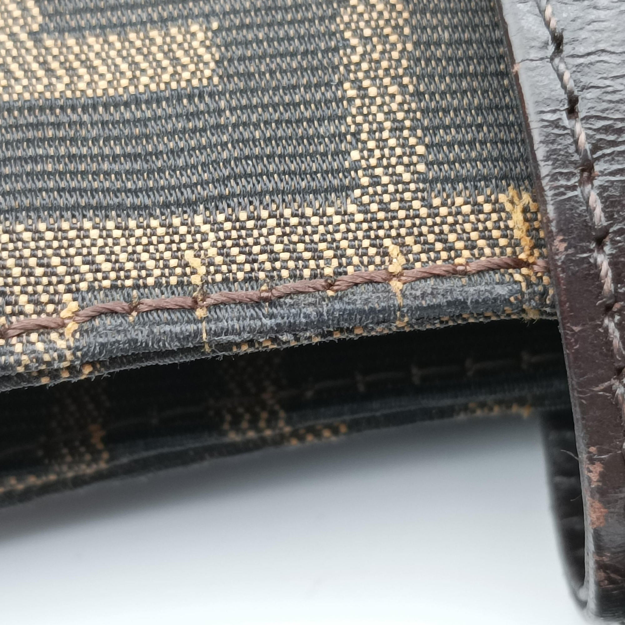 Zucca Mamma Baguette Brown canvas×leather 091611 09161151001ズッカ マンマバケット ブラウン キャンバス×レザー 091611 09161151001